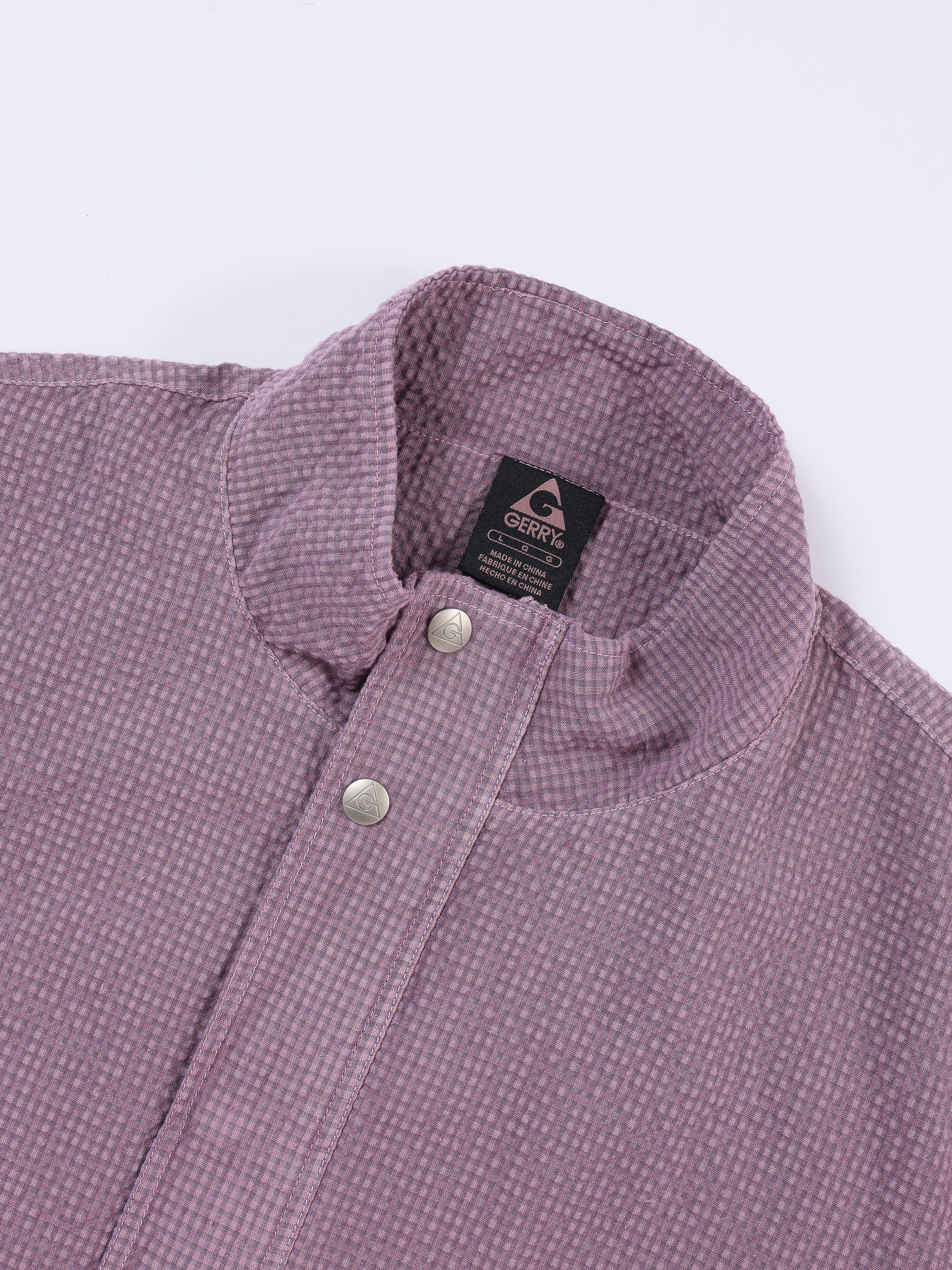 ＜GRC#26049＞Garment Dyed Seersucker Anorak