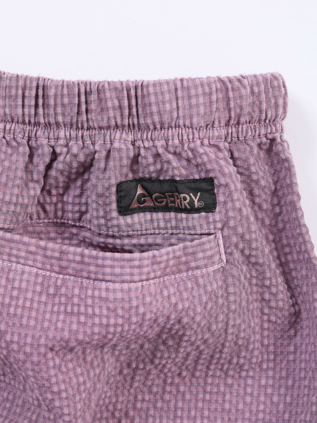 ＜GRC#26050＞Garment Dyed Seersucker Shorts