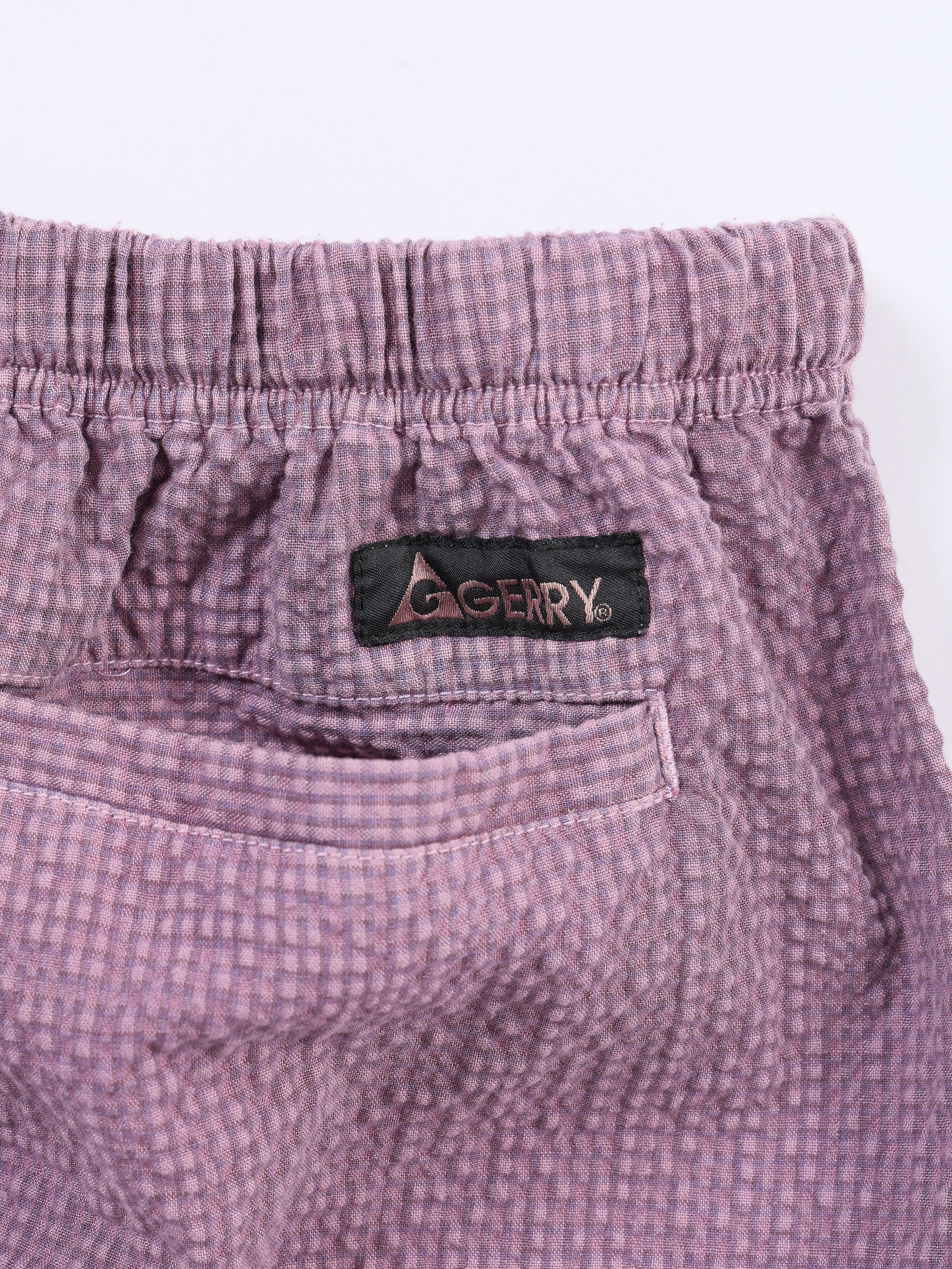 ＜GRC#26050＞Garment Dyed Seersucker Shorts