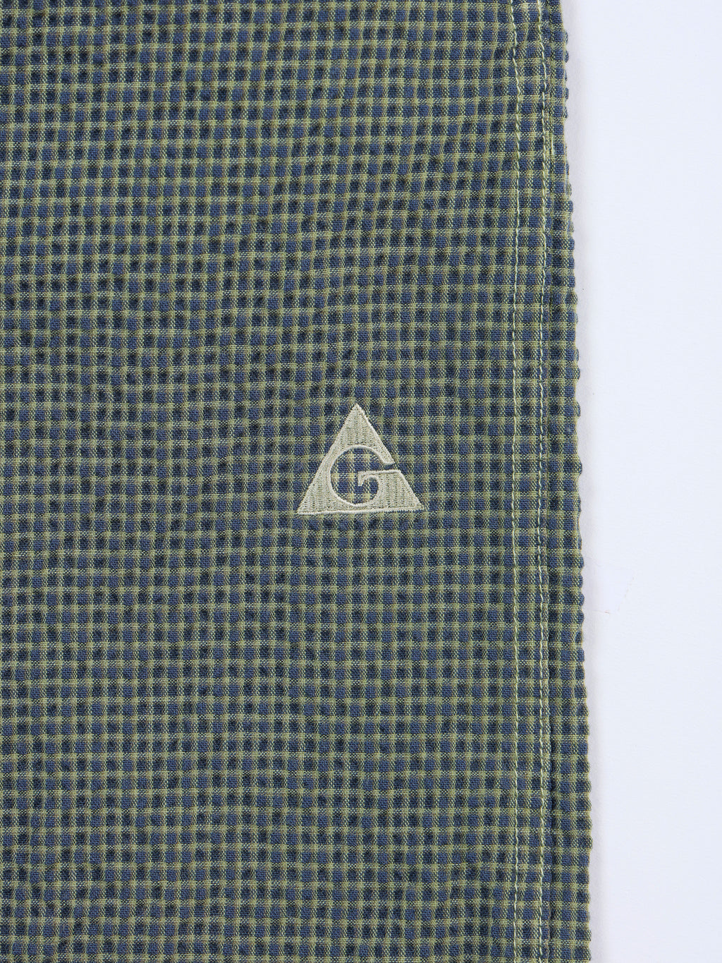 ＜GRC#26050＞Garment Dyed Seersucker Shorts