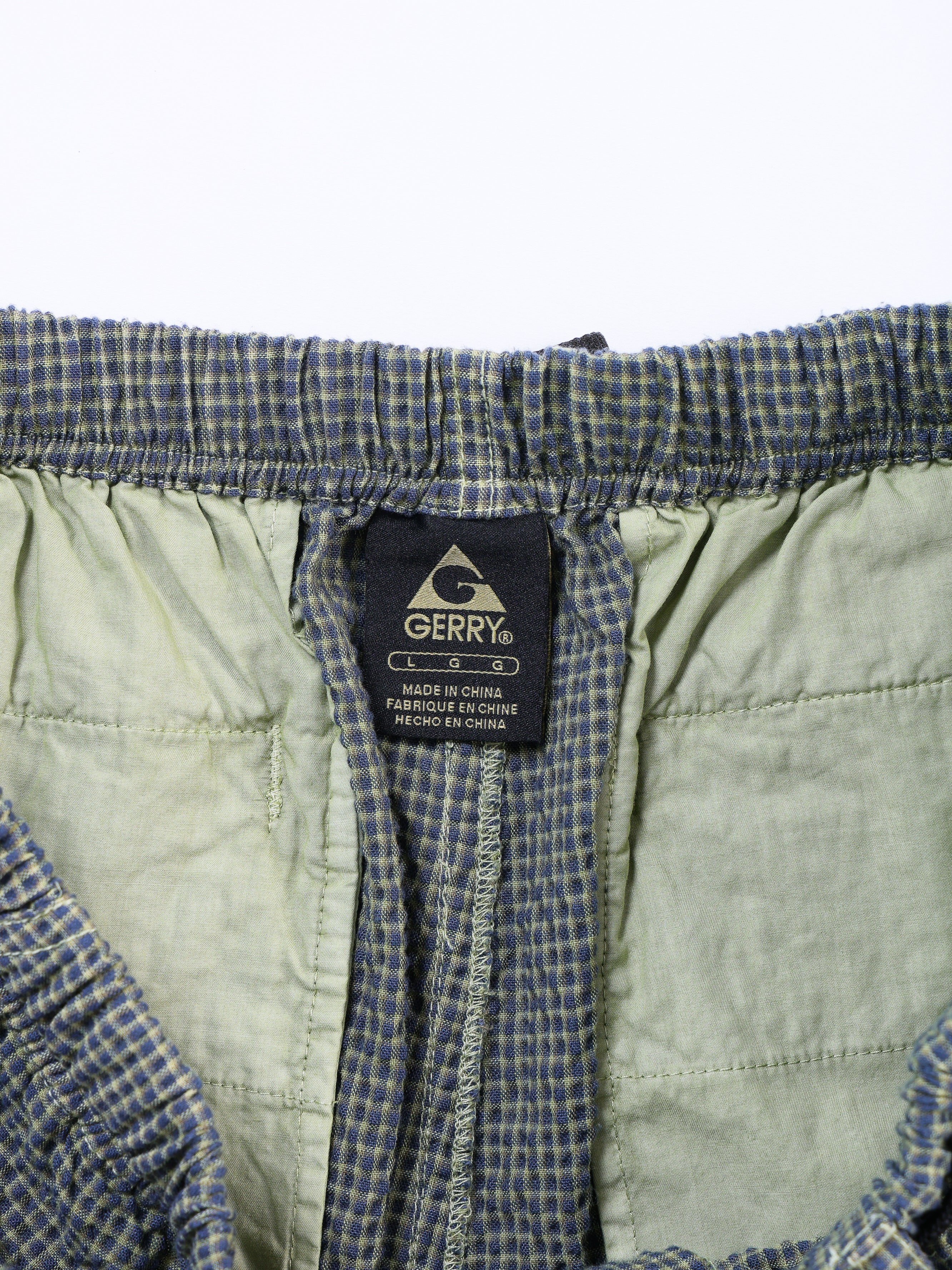 ＜GRC#26050＞Garment Dyed Seersucker Shorts