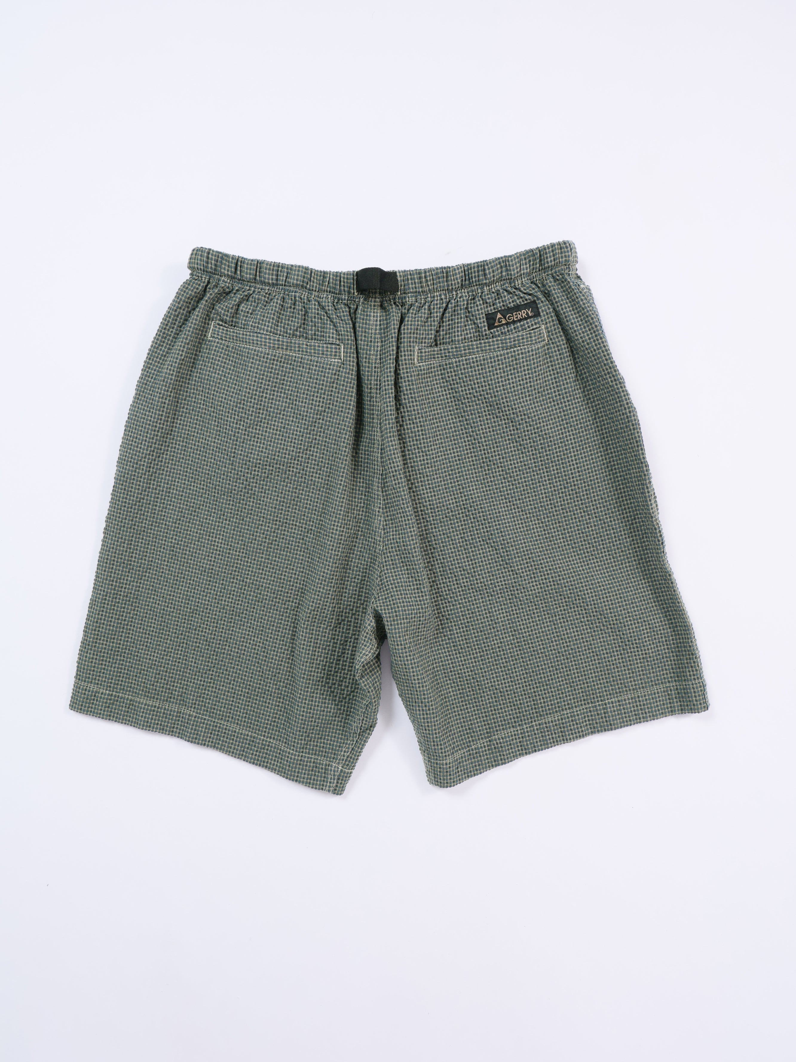 ＜GRC#26050＞Garment Dyed Seersucker Shorts