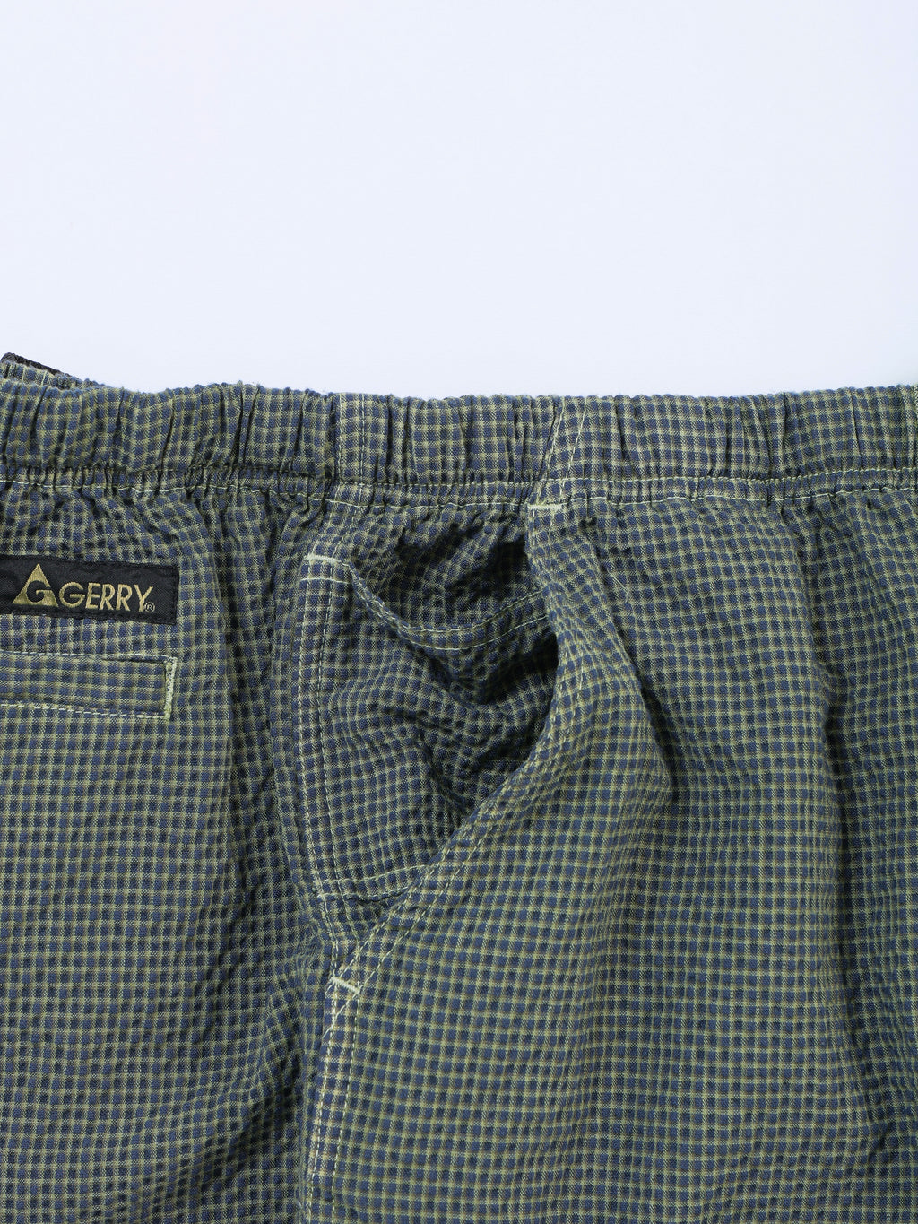 ＜GRC#26050＞Garment Dyed Seersucker Shorts