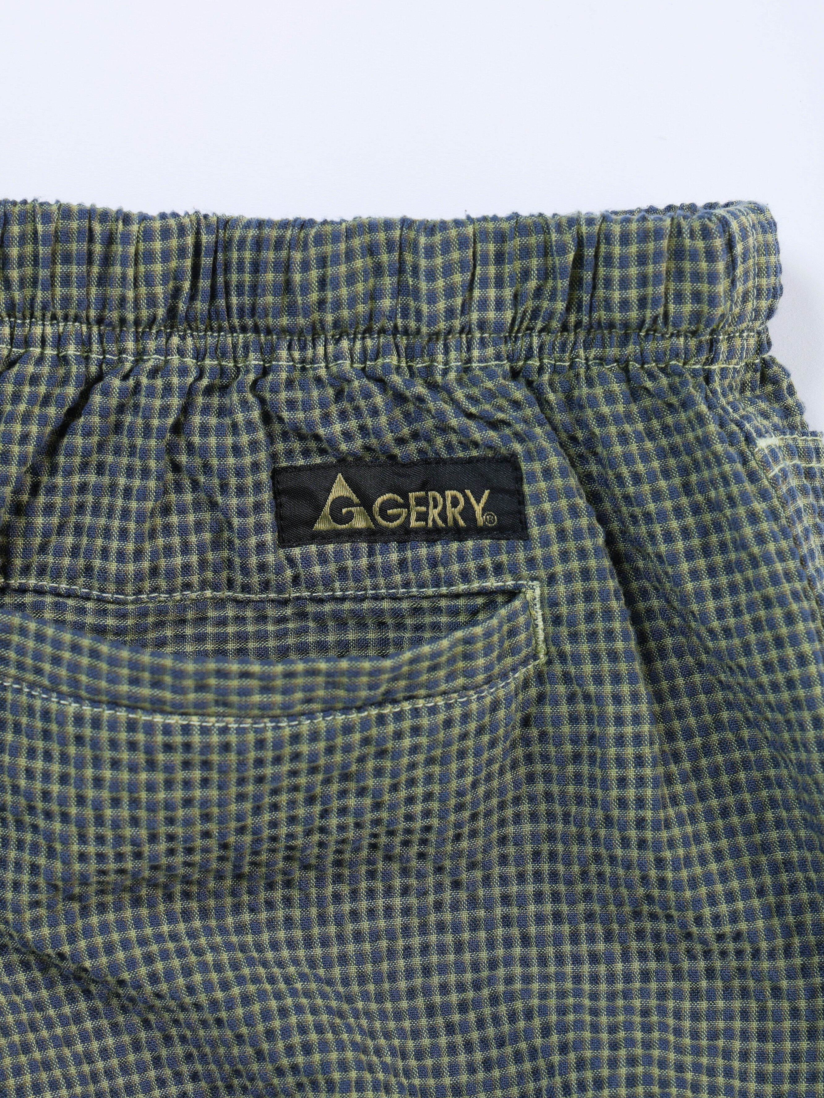 ＜GRC#26050＞Garment Dyed Seersucker Shorts