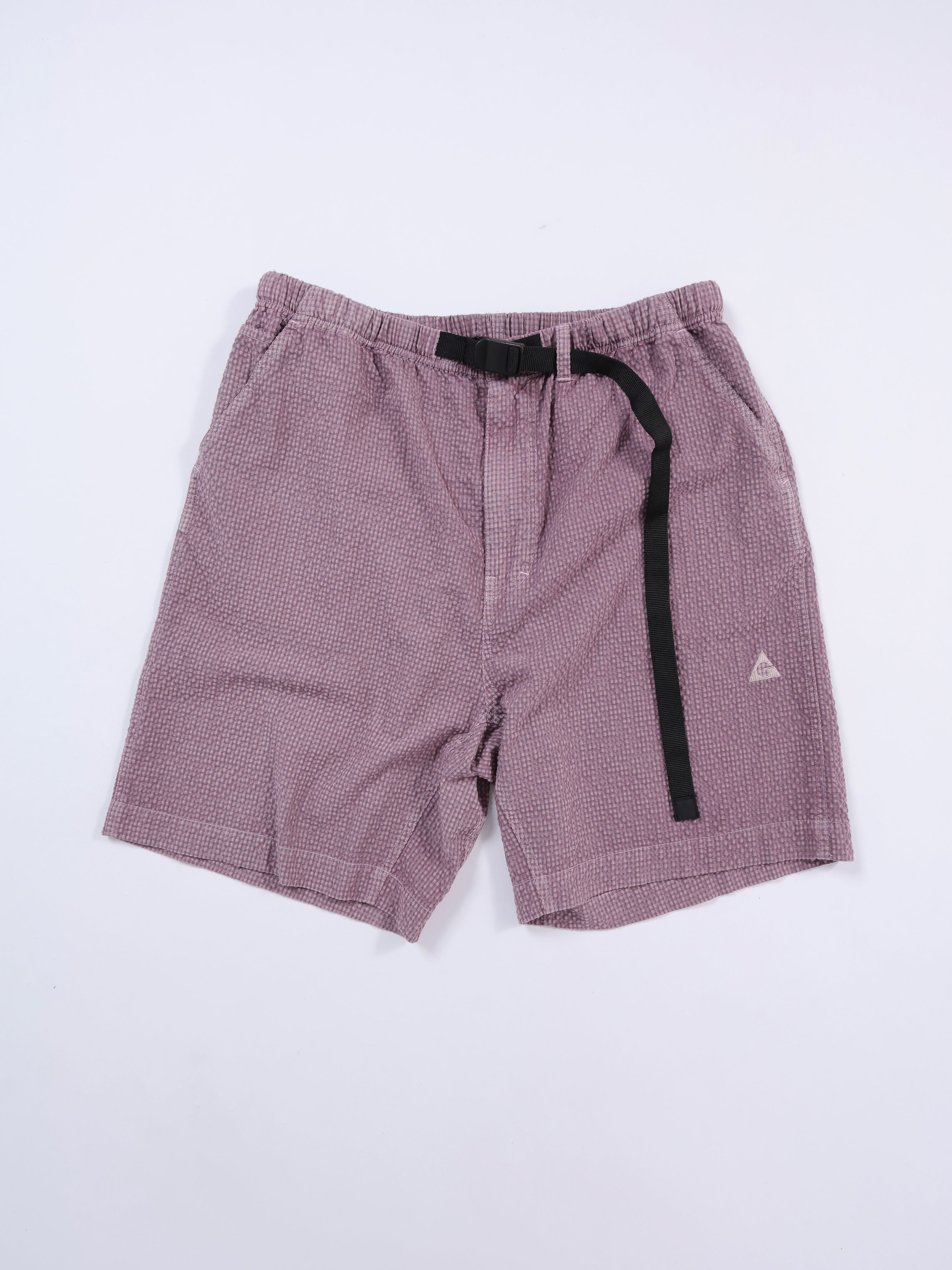 ＜GRC#26050＞Garment Dyed Seersucker Shorts