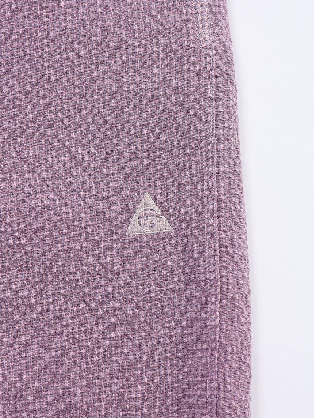 ＜GRC#26050＞Garment Dyed Seersucker Shorts