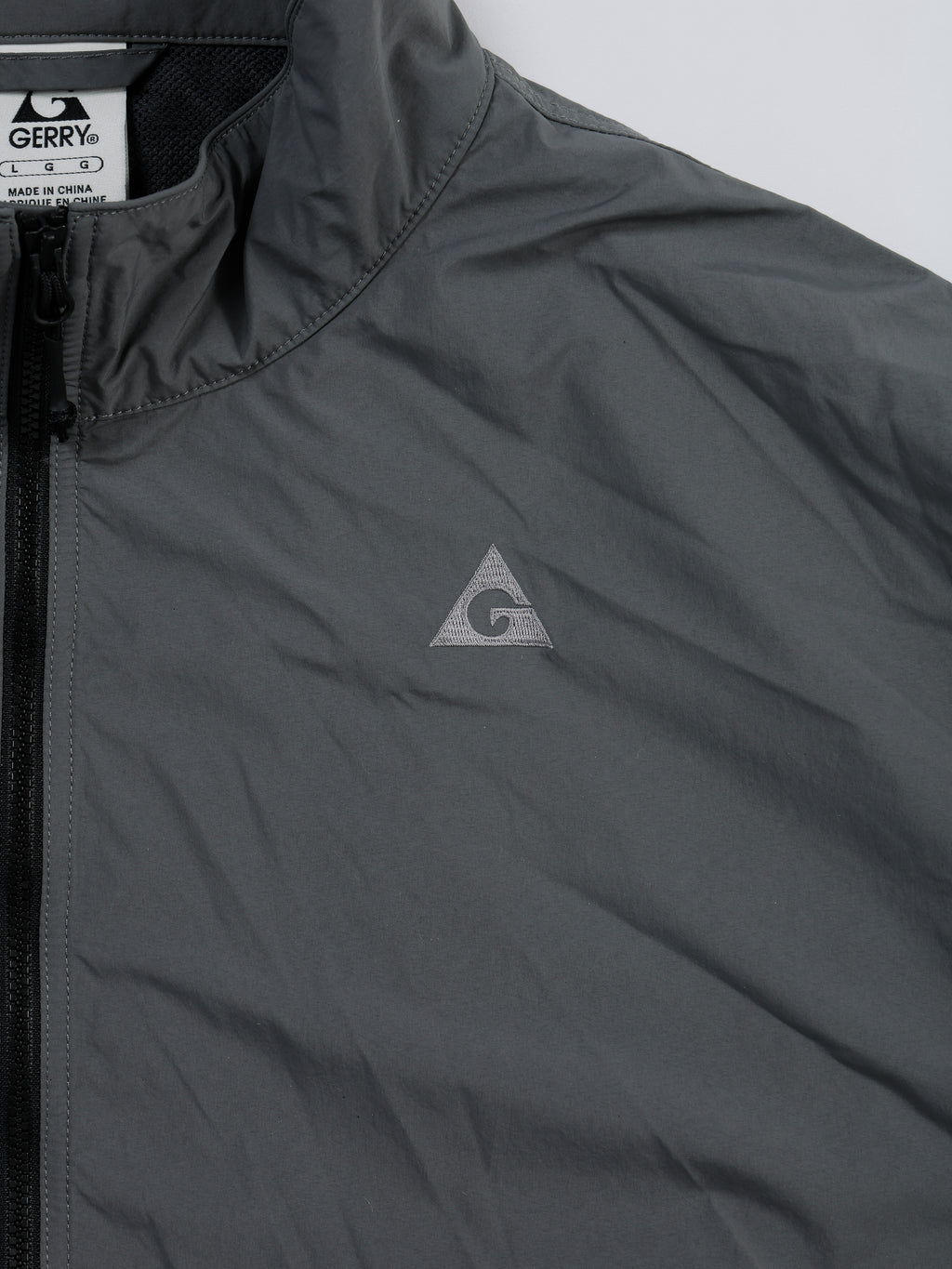 ＜GRJ#26031＞Nylon Taffeta 1/2 Zip Jumper