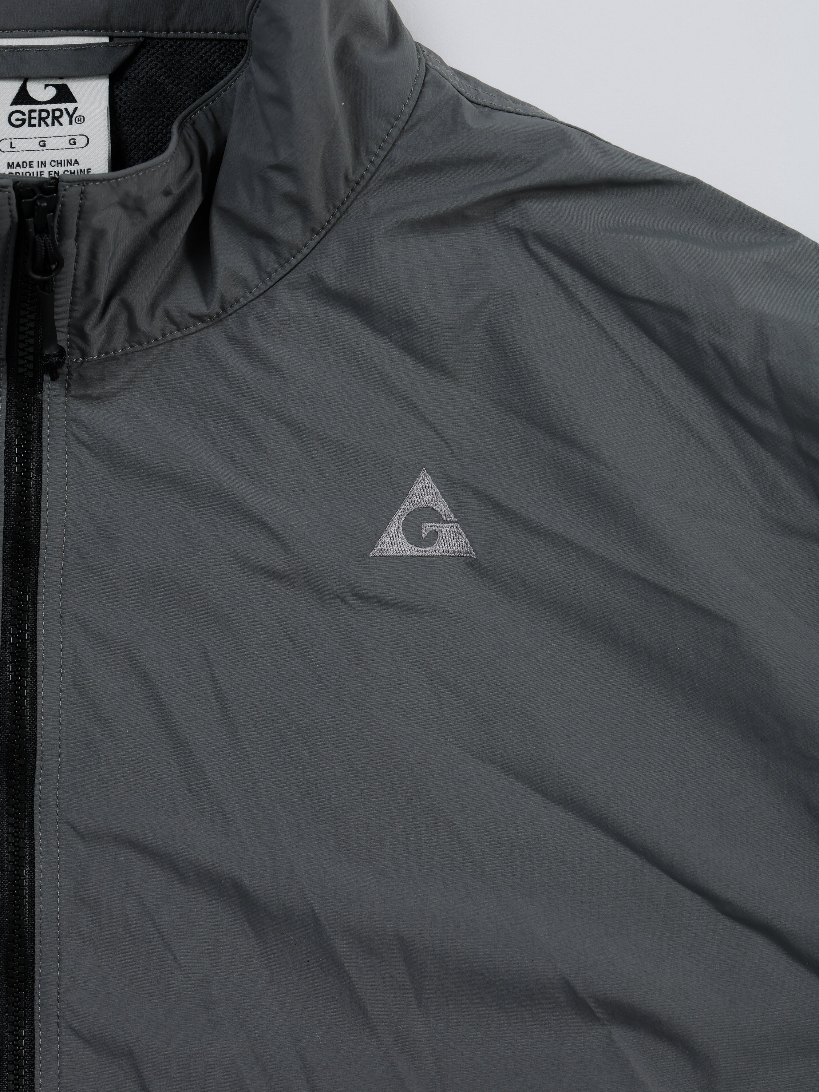 ＜GRJ#26031＞Nylon Taffeta 1/2 Zip Jumper