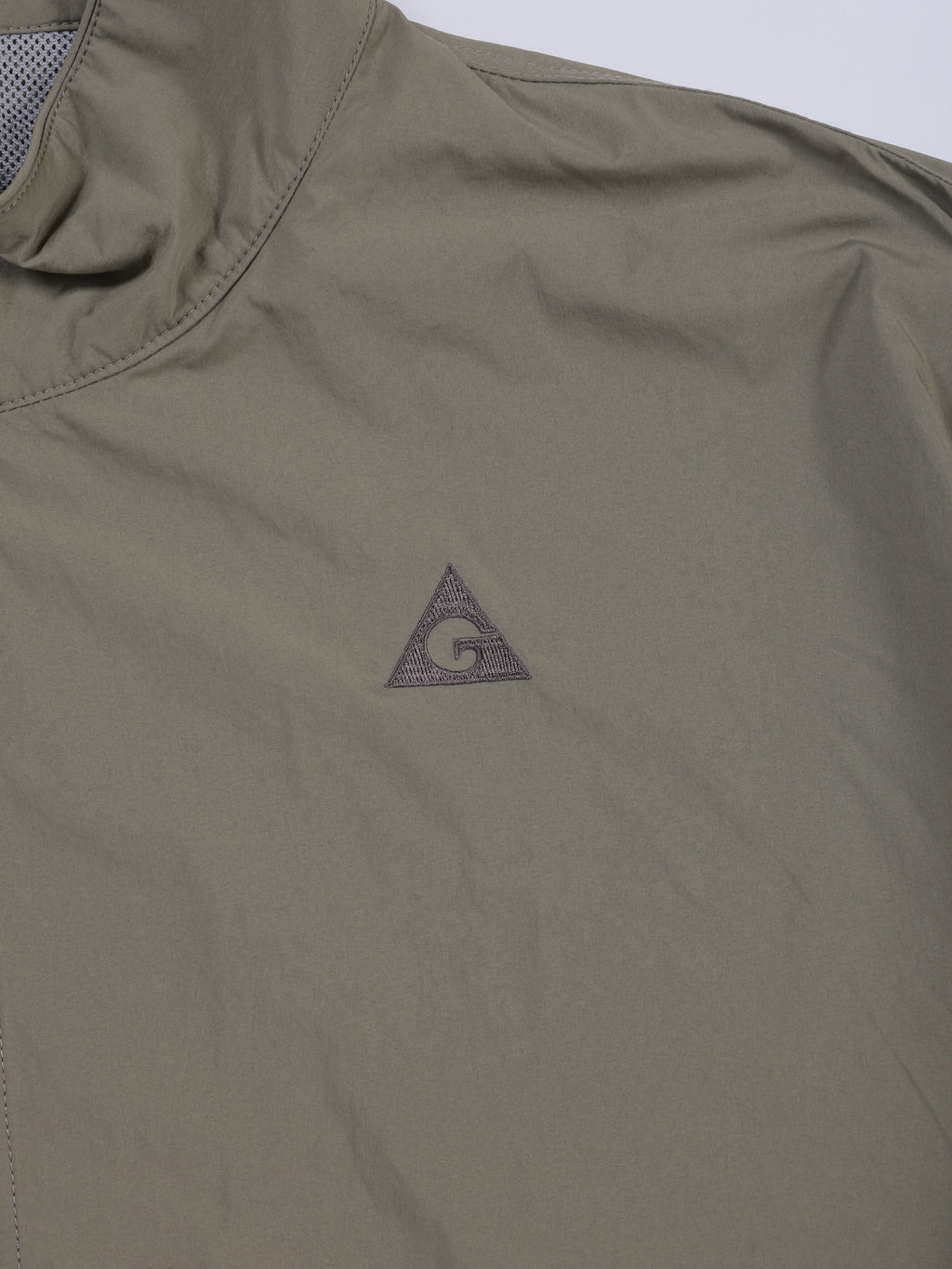 ＜GRJ#26031＞Nylon Taffeta 1/2 Zip Jumper