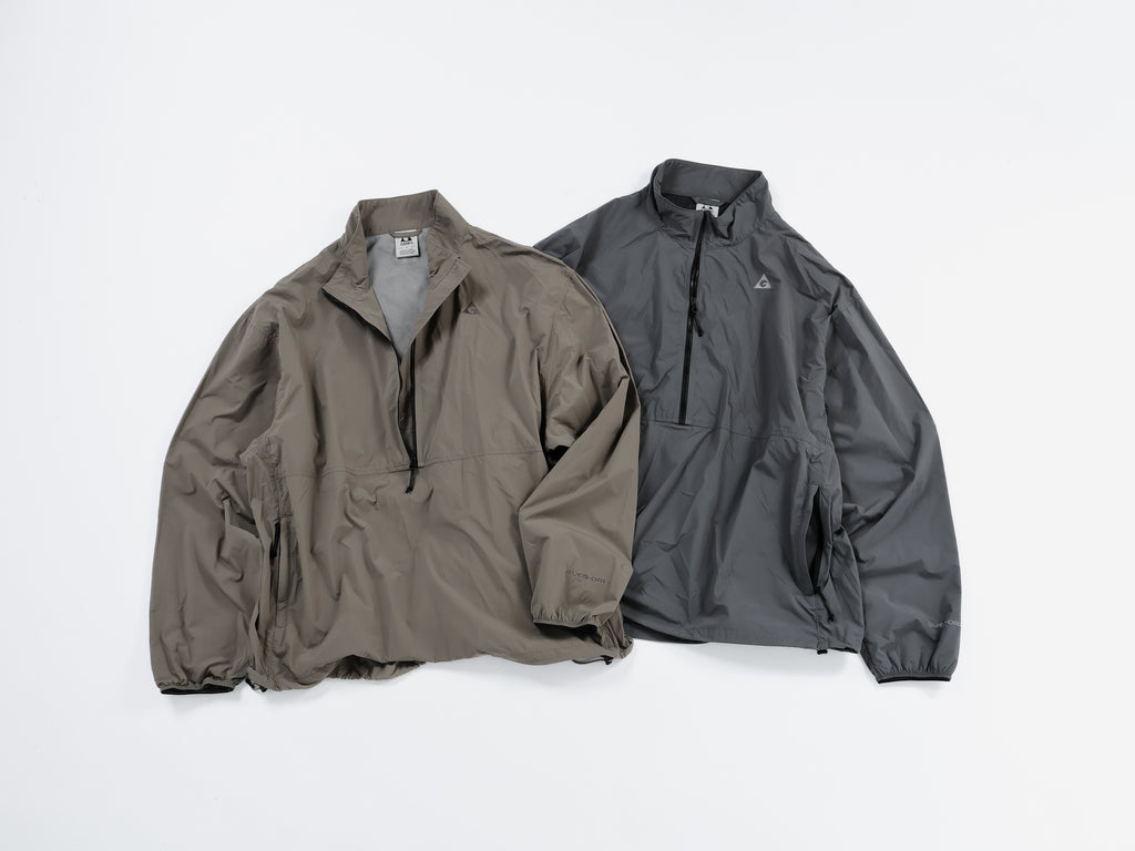 ＜GRJ#26031＞Nylon Taffeta 1/2 Zip Jumper