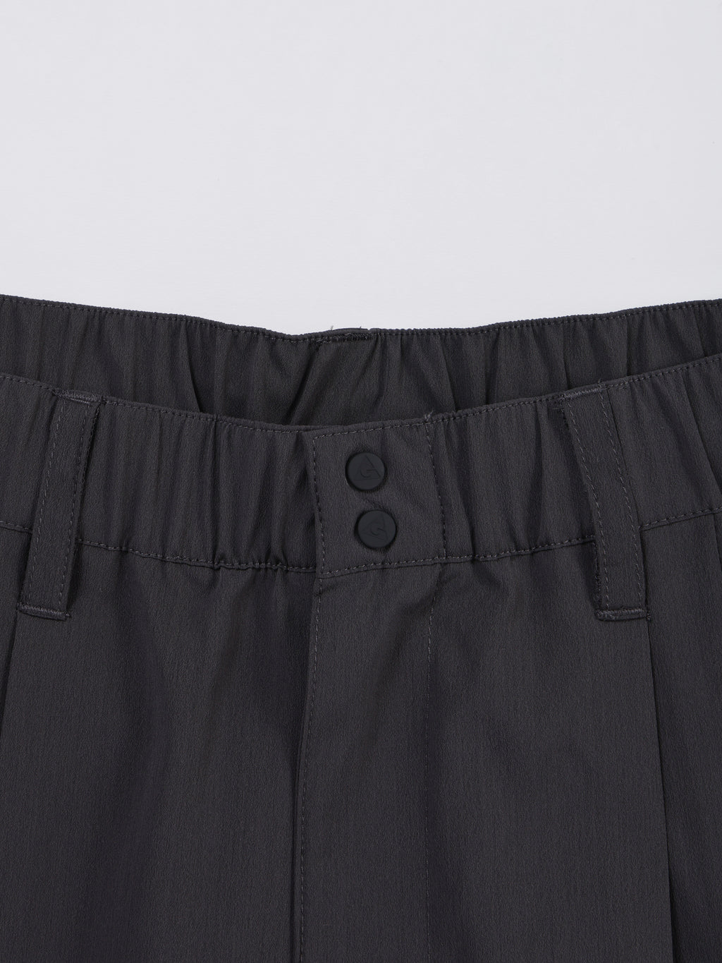 ＜GRJ#26035＞Synthetic Crepe Taffeta Tuck Shorts