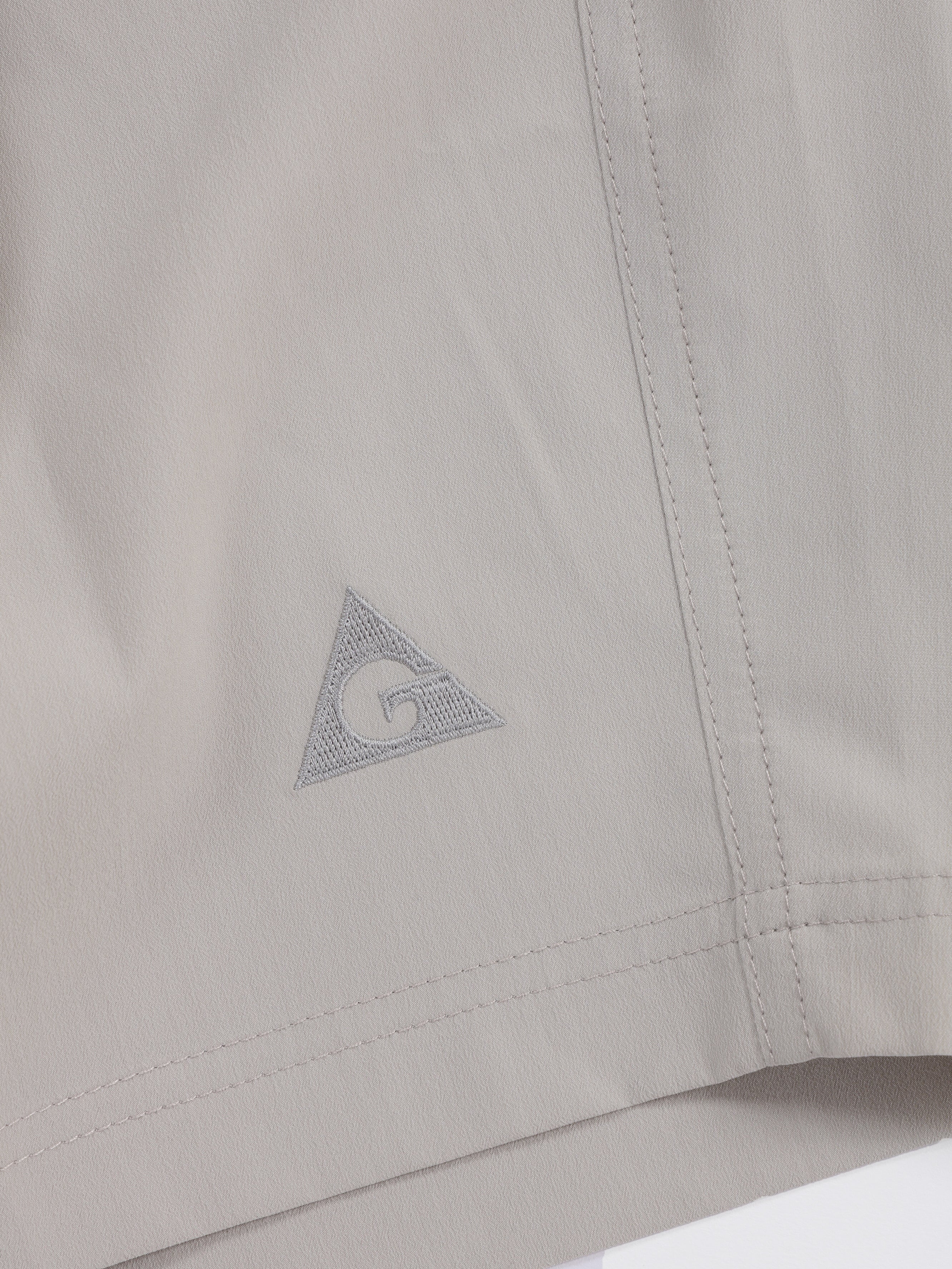 ＜GRJ#26035＞Synthetic Crepe Taffeta Tuck Shorts