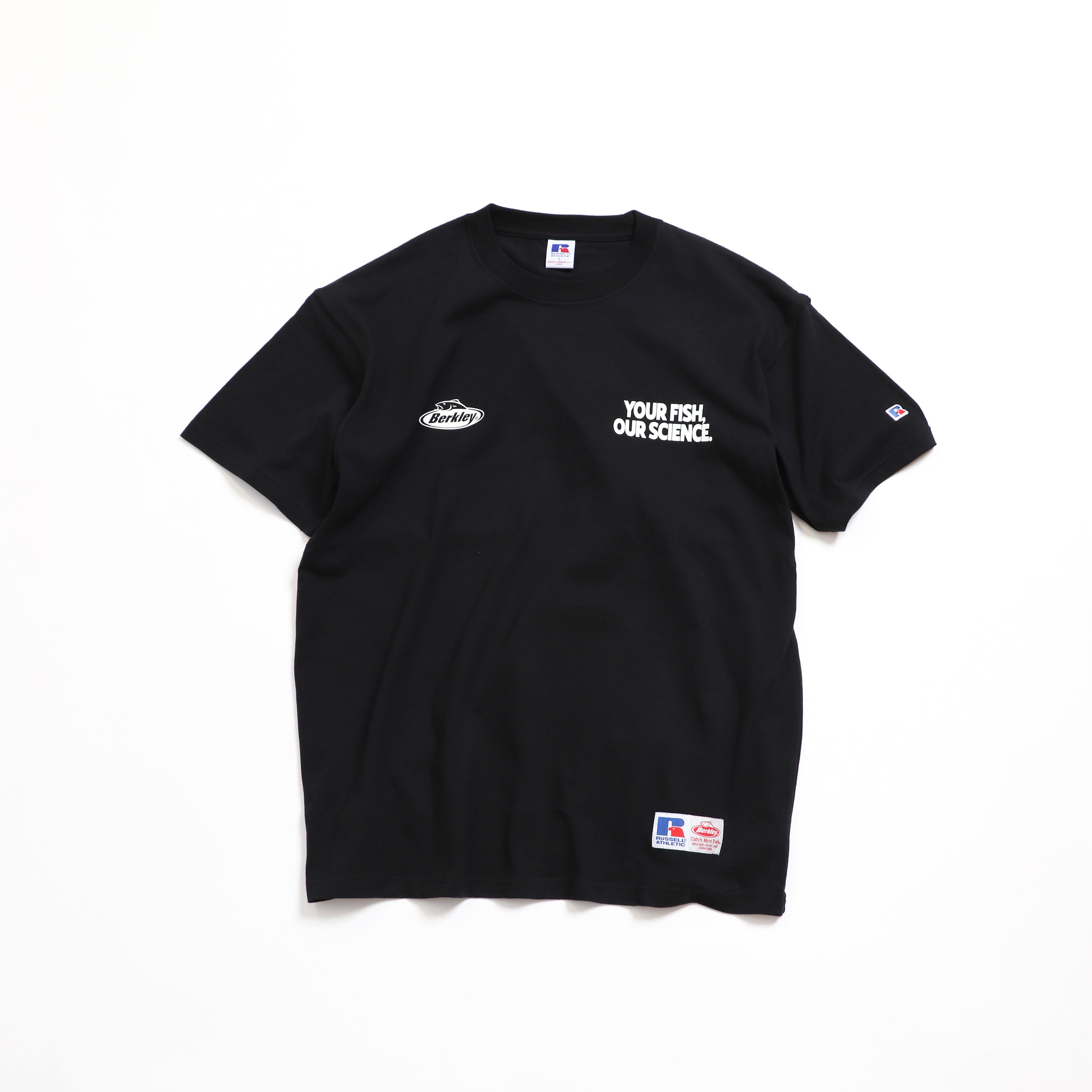 ＜RBK-2502＞Russell×Berkley Multi Logo Heavy Cotton Jersey S/S T
