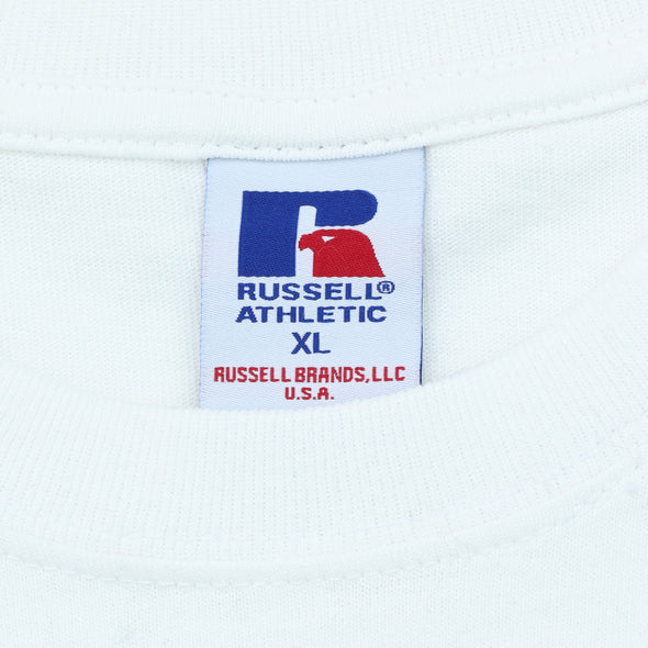 - online Limited --STANDARD ESSENTIALS-   A better Future”  LOGO PRINT LONG SLEEVE T＜RC-24251EC＞RUSSELL ATHLETIC