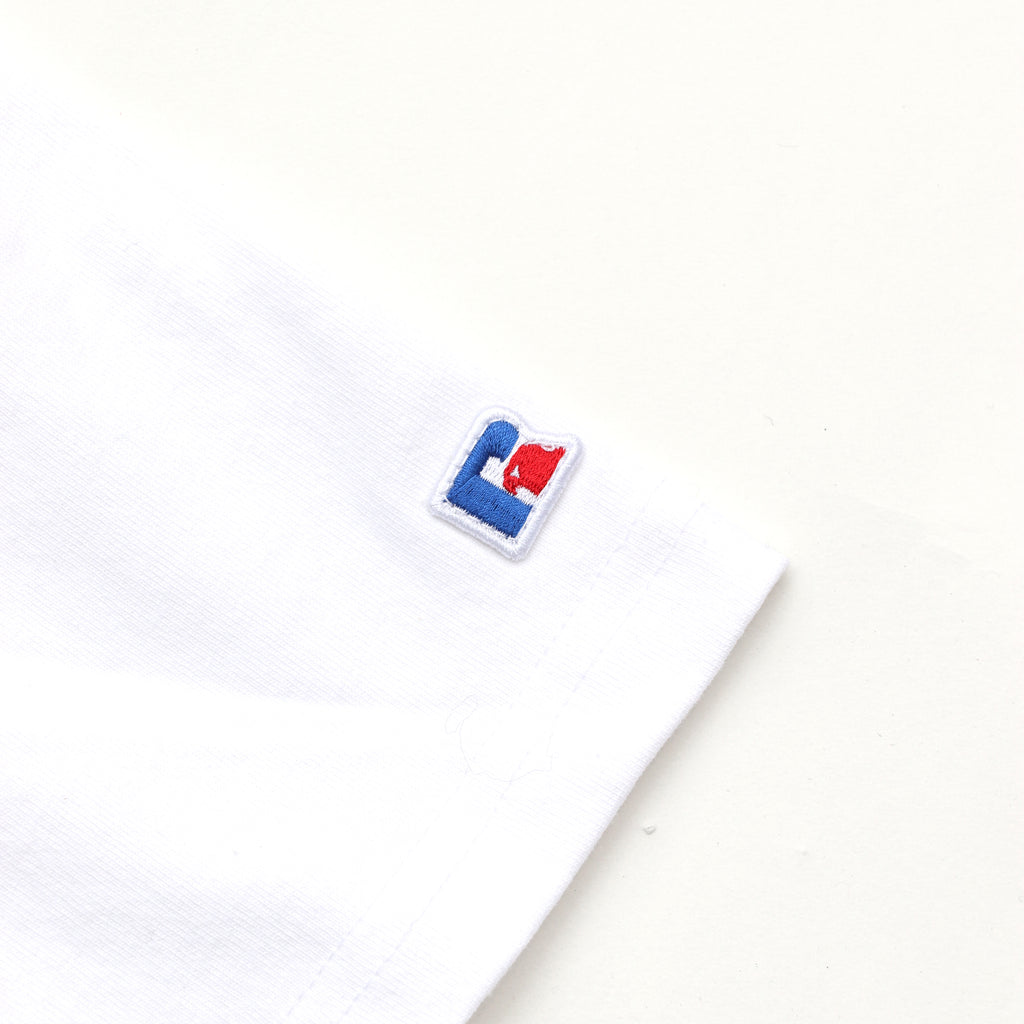 ＜RJ-1037＞STANDARD ESSENTIALS- RUSSEL LOGO T-SHIRT