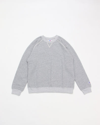 Tri-Blend Sweat Classic Raglan Crew Neck Shirt〈RC-24726〉-RUSSELL ATHLETIC-