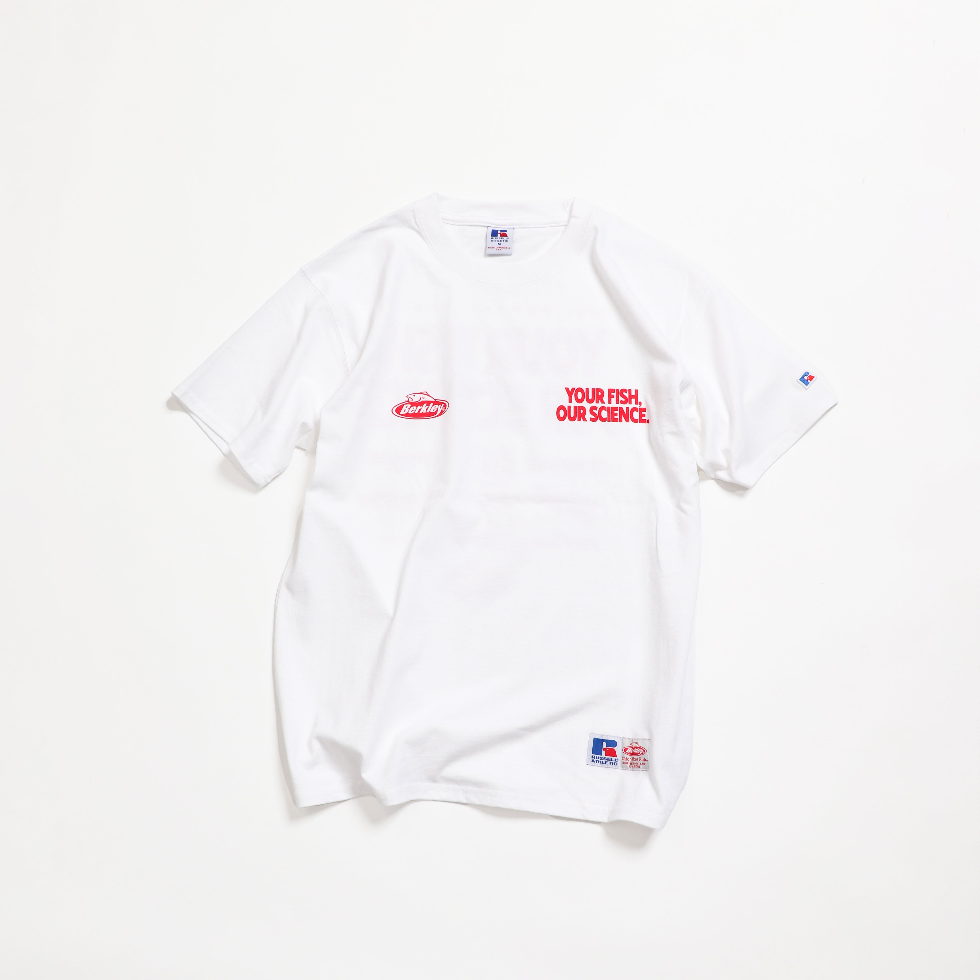 ＜RBK-2502＞Russell×Berkley Multi Logo Heavy Cotton Jersey S/S T