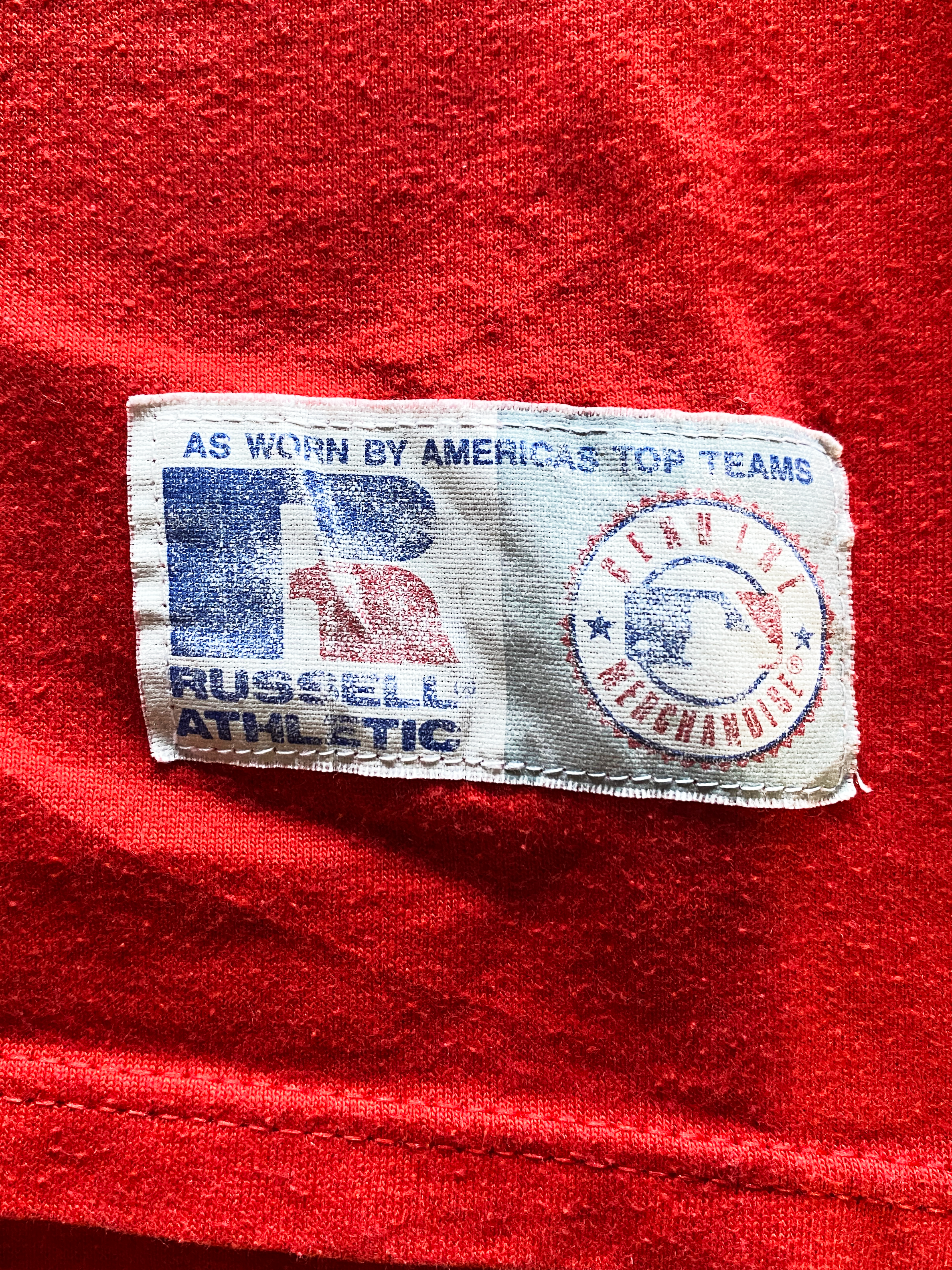 VINTAGE ITEM ＜VTG-27＞RUSSELL ATHLETIC V NECK S/S TEE