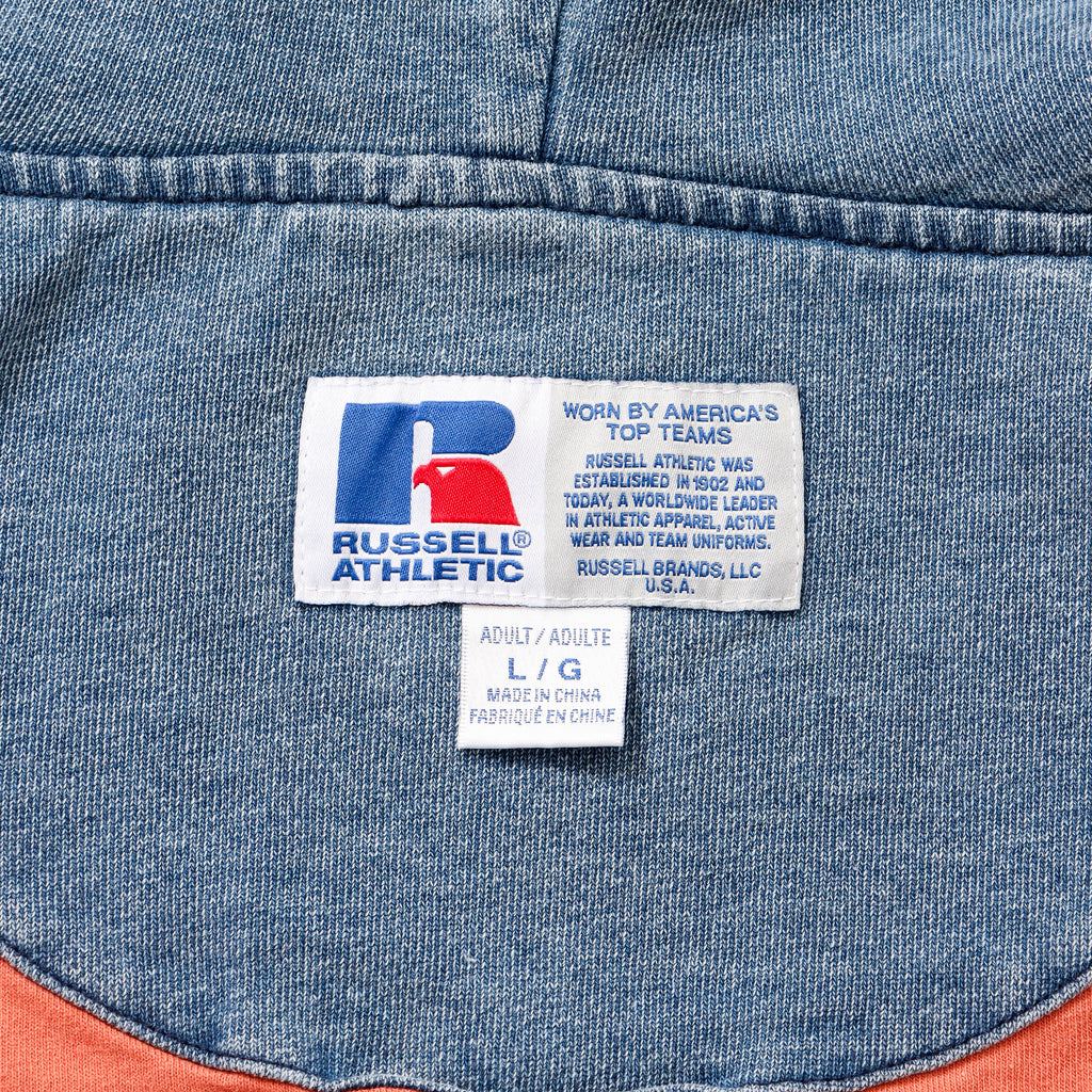 ＜RC-25035＞Denim Sweat Zip-up Hoodie
