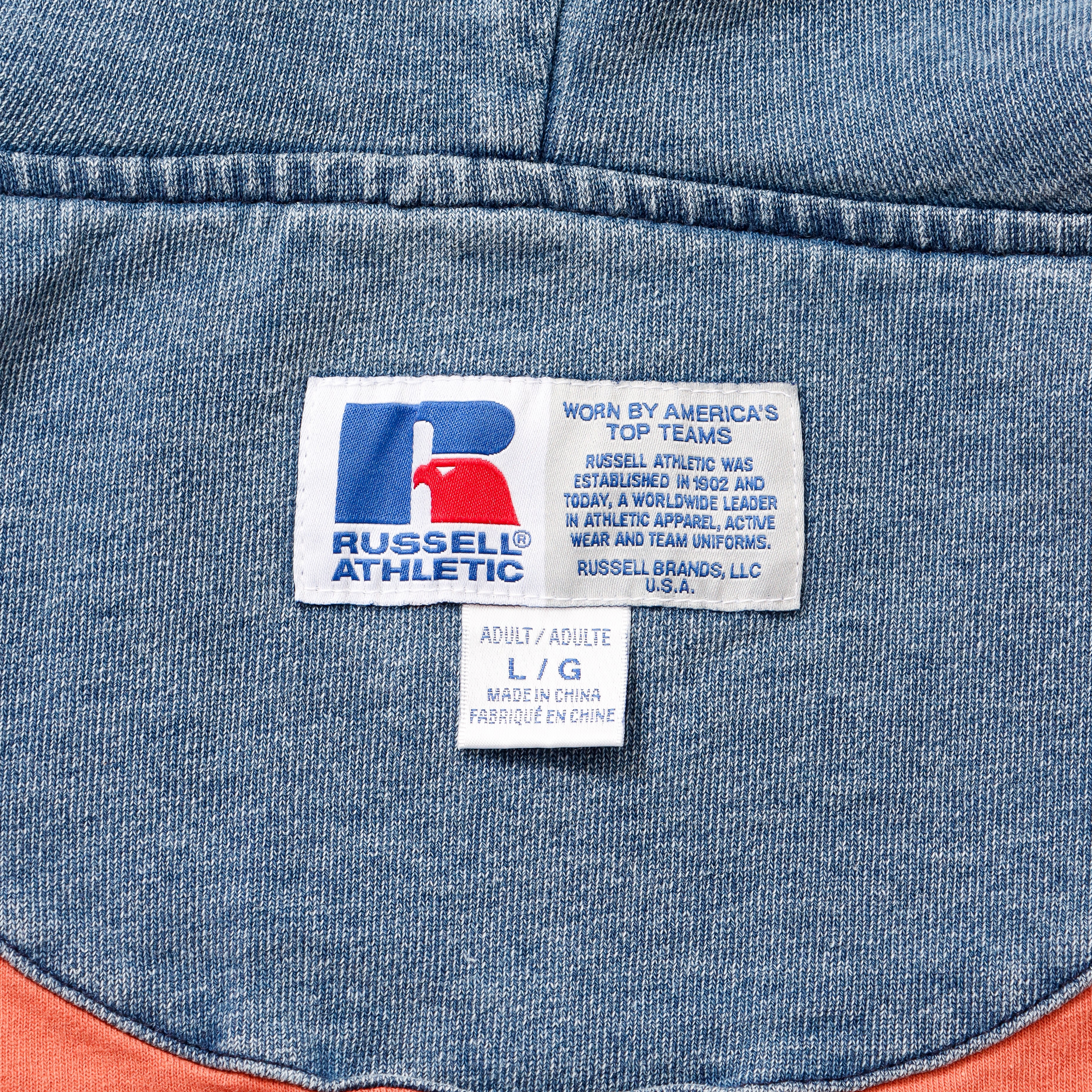 ＜RC-25035＞Denim Sweat Zip-up Hoodie