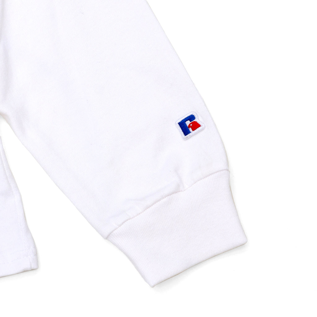 ＜RJ-1047＞-STANDARD ESSENTIALS-  RUSSEL LOGO LONG SLEEVE T