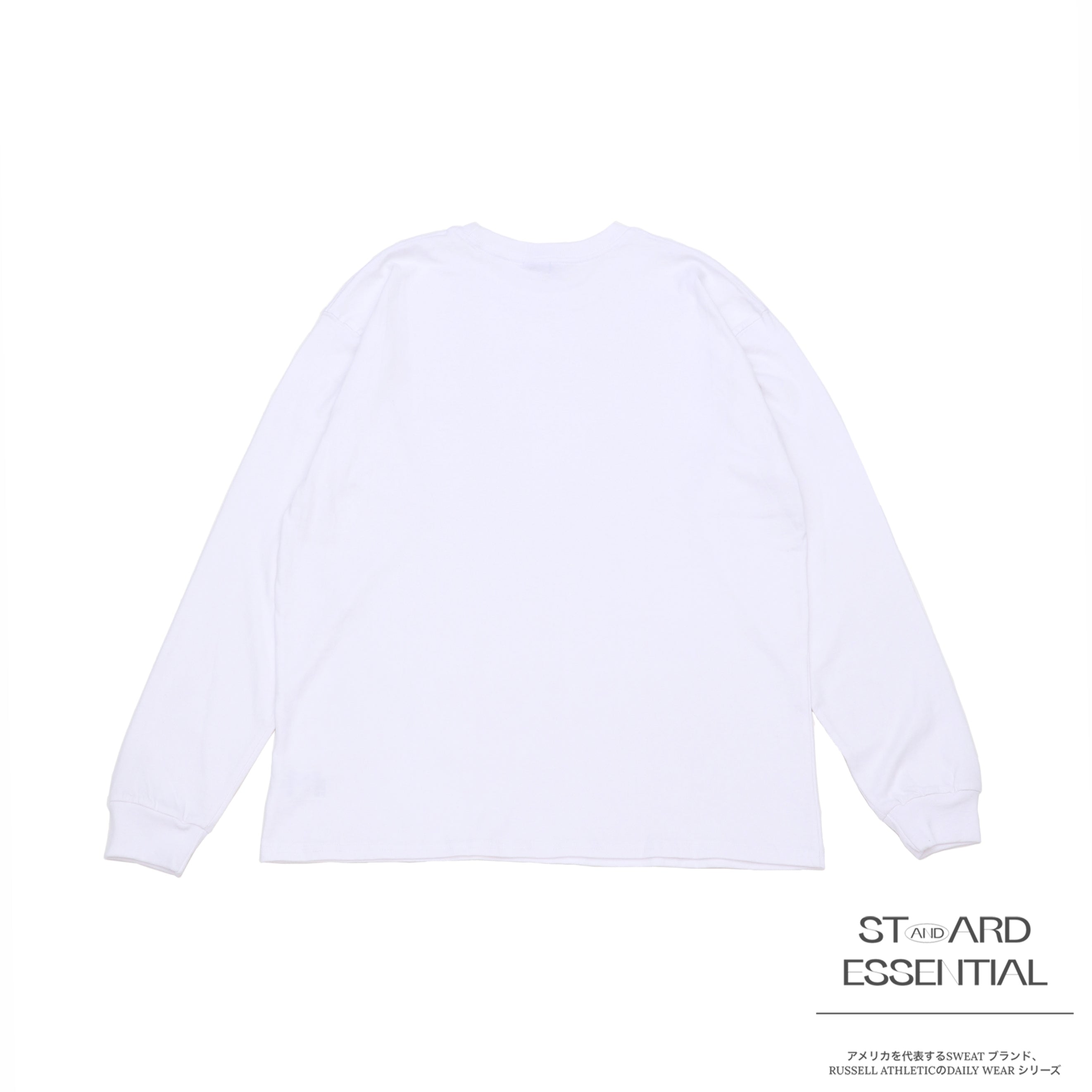 ＜RJ-1047＞-STANDARD ESSENTIALS-  RUSSEL LOGO LONG SLEEVE T
