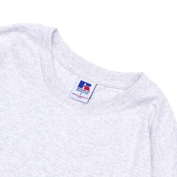 -STANDARD ESSENTIALS-  RUSSEL LOGO LONG SLEEVE T＜RJ-1047＞RUSSELL ATHLETIC