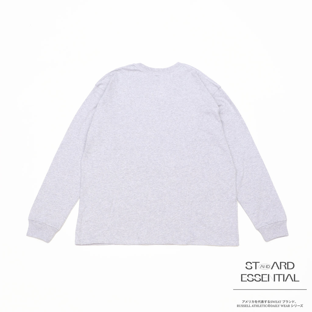 ＜RJ-1047＞-STANDARD ESSENTIALS-  RUSSEL LOGO LONG SLEEVE T
