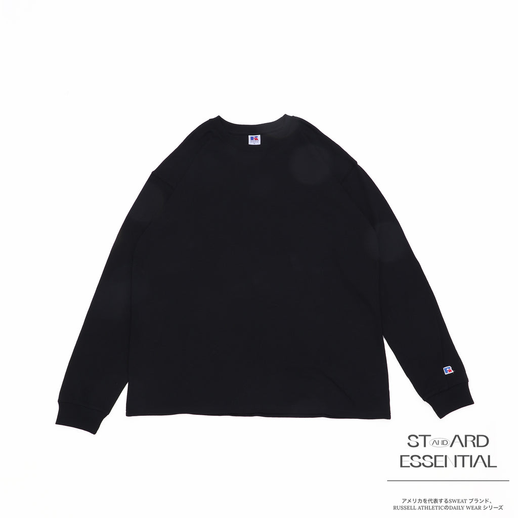 ＜RJ-1047＞-STANDARD ESSENTIALS-  RUSSEL LOGO LONG SLEEVE T