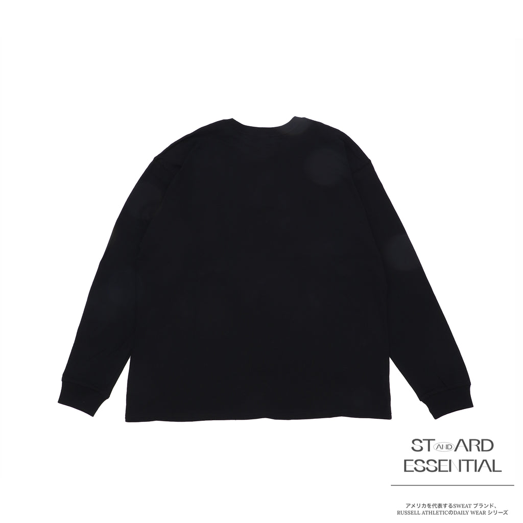 ＜RJ-1047＞-STANDARD ESSENTIALS-  RUSSEL LOGO LONG SLEEVE T