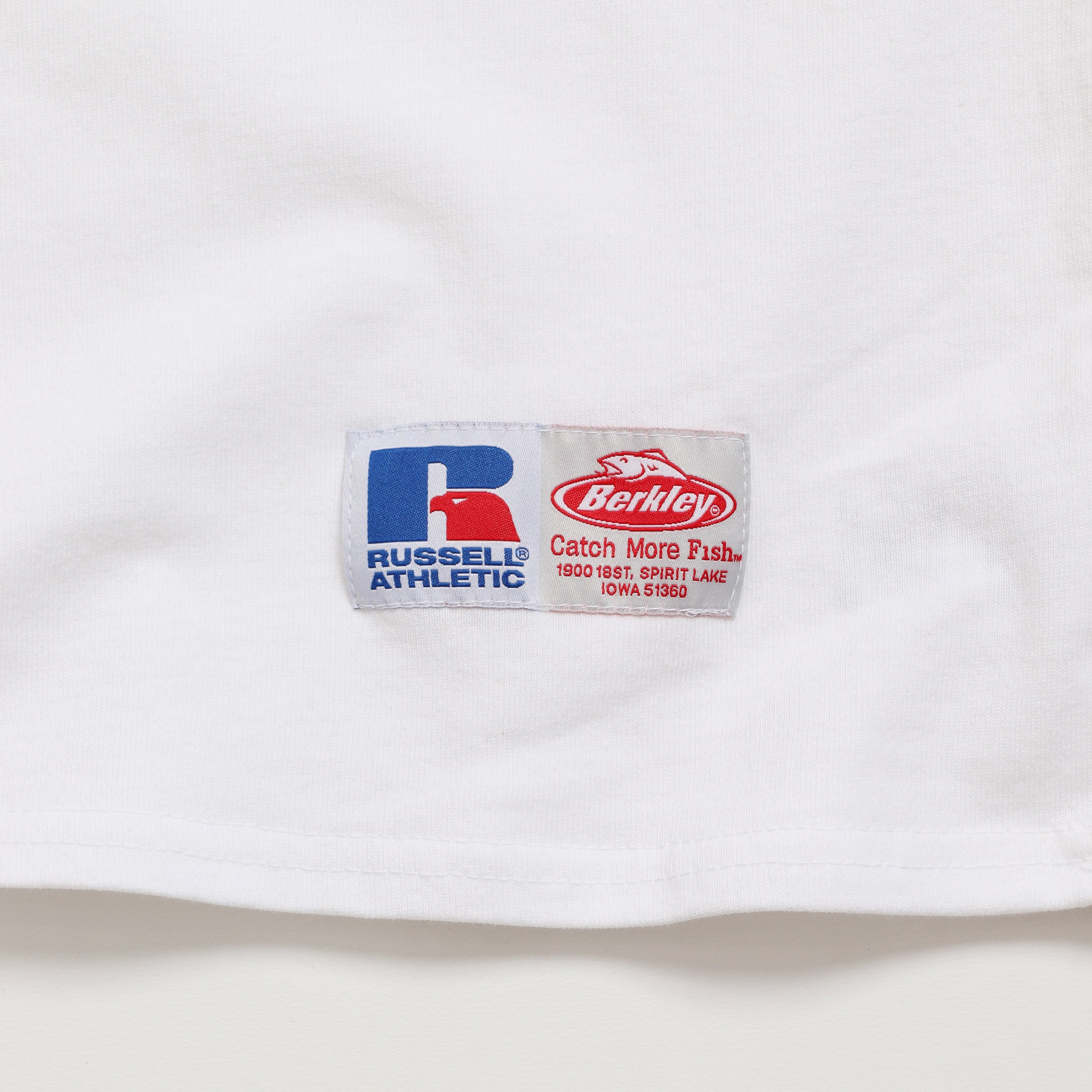 ＜RBK-2504＞Russell×Berkley Oval Trout Logo Heavy Cotton Jersey S/S T