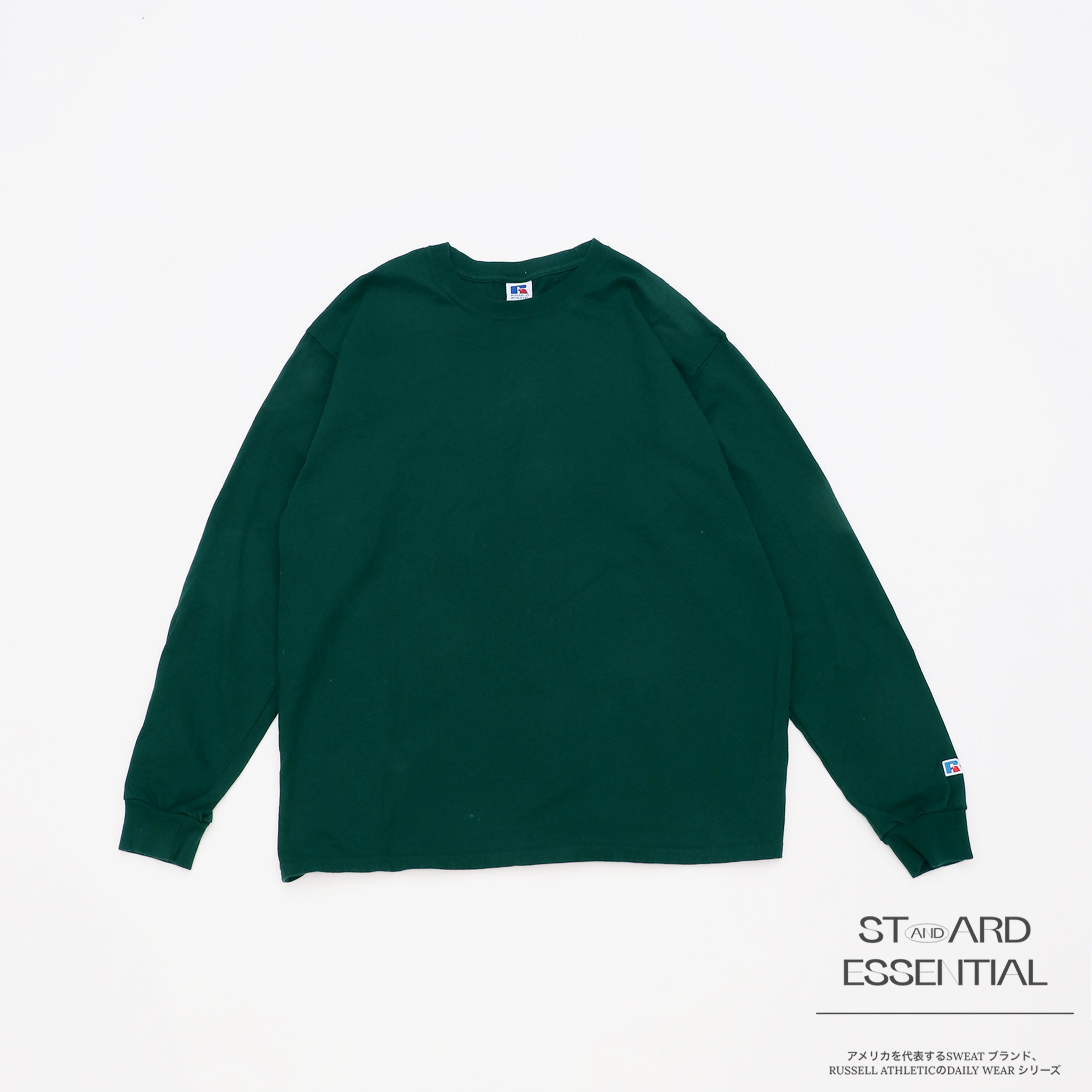 ＜RJ-1047＞-STANDARD ESSENTIALS-  RUSSEL LOGO LONG SLEEVE T