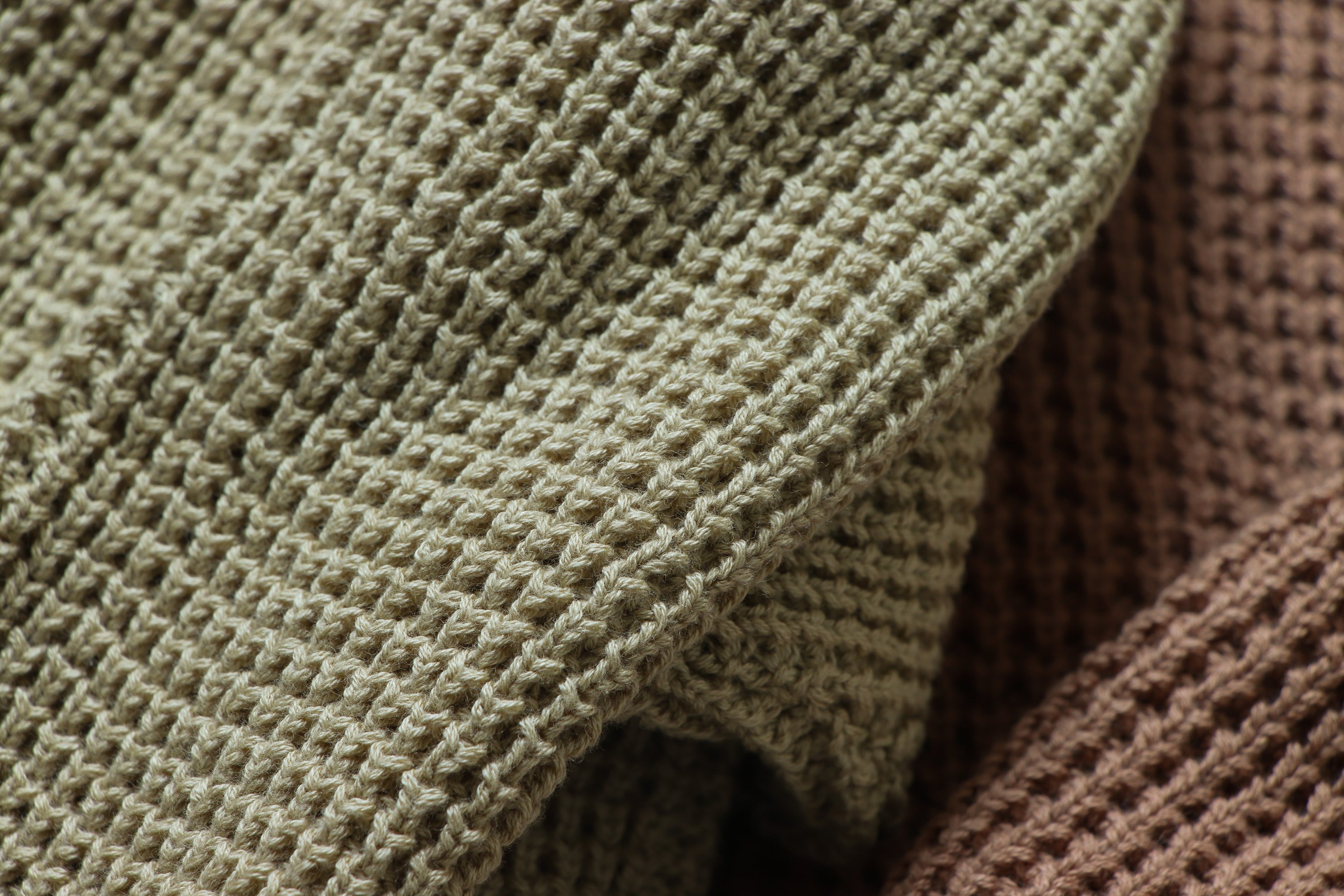 ＜RC-24711＞7G Cotton Rib Knit Henley Neck Sweater