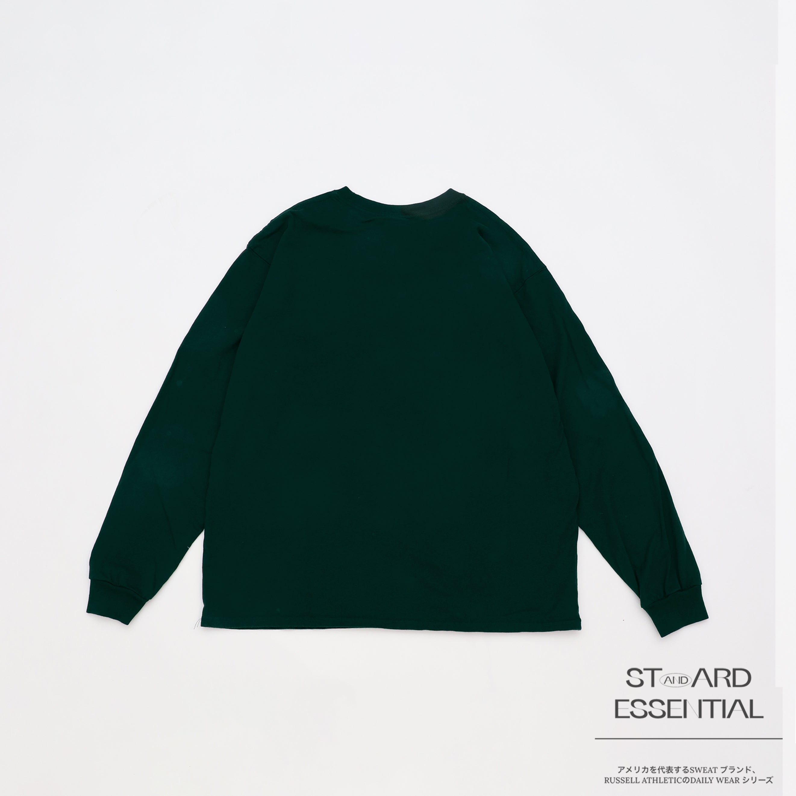 ＜RJ-1047＞-STANDARD ESSENTIALS-  RUSSEL LOGO LONG SLEEVE T