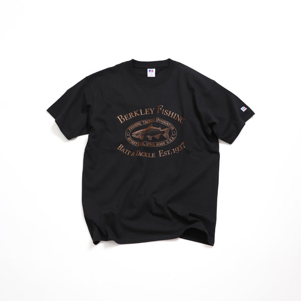 Russell×Berkley Oval Trout Logo Heavy Cotton Jersey S/S T〈RBK-2504 〉