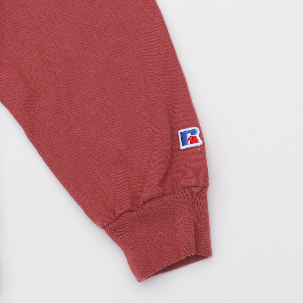 ＜RJ-1047＞-STANDARD ESSENTIALS-  RUSSEL LOGO LONG SLEEVE T