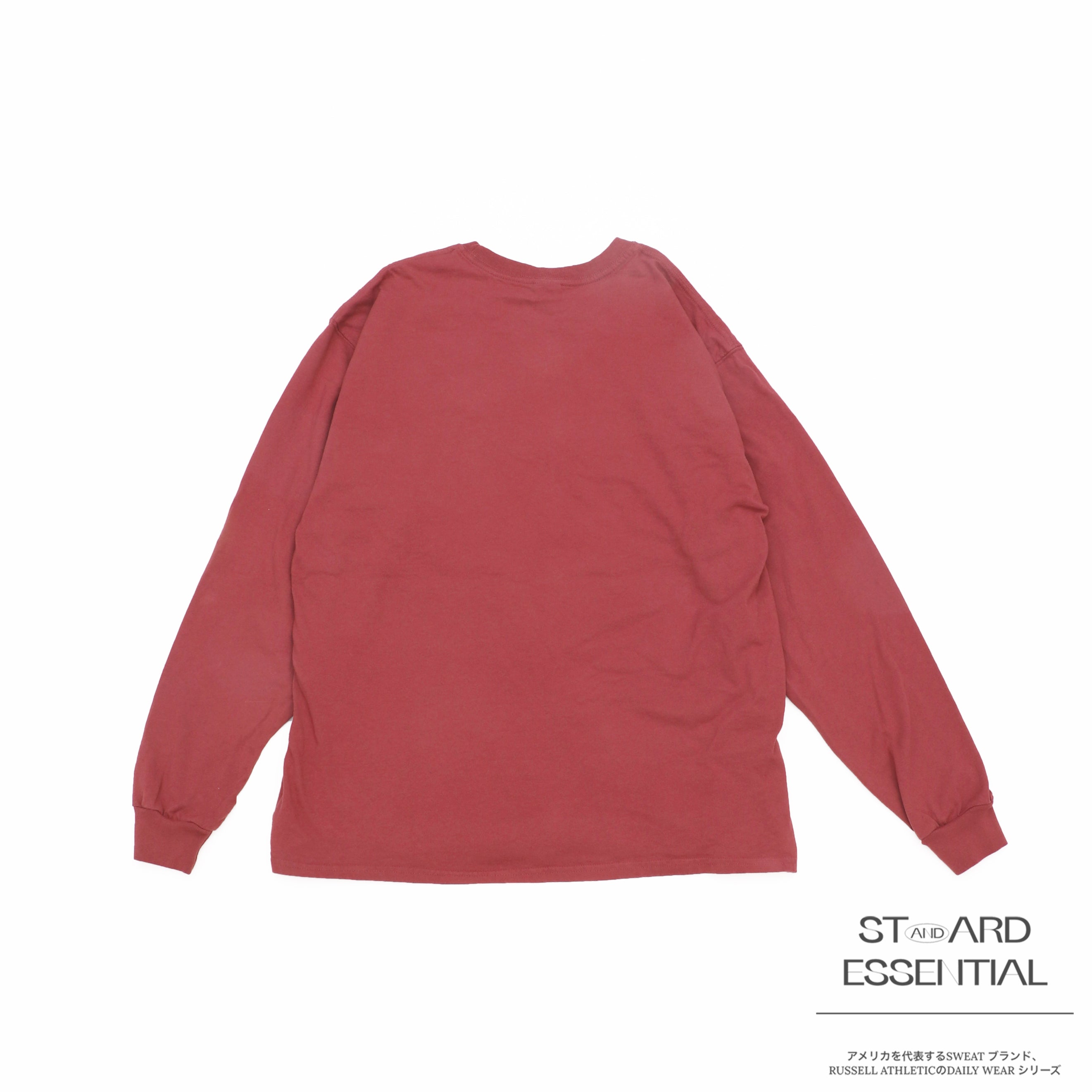 ＜RJ-1047＞-STANDARD ESSENTIALS-  RUSSEL LOGO LONG SLEEVE T