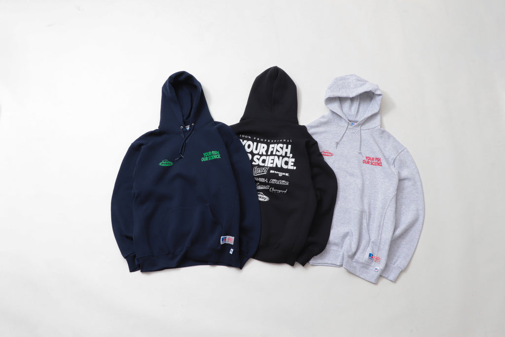 ＜RBK-2417＞Russell×Berkley Dri-Power 'Multi Logo' Hoodie