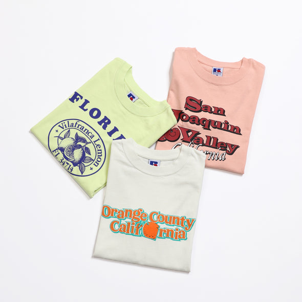 Wmns BOOKSTORE JERSEY S/S Local fruits Souvenir T〈RCW-25511〉