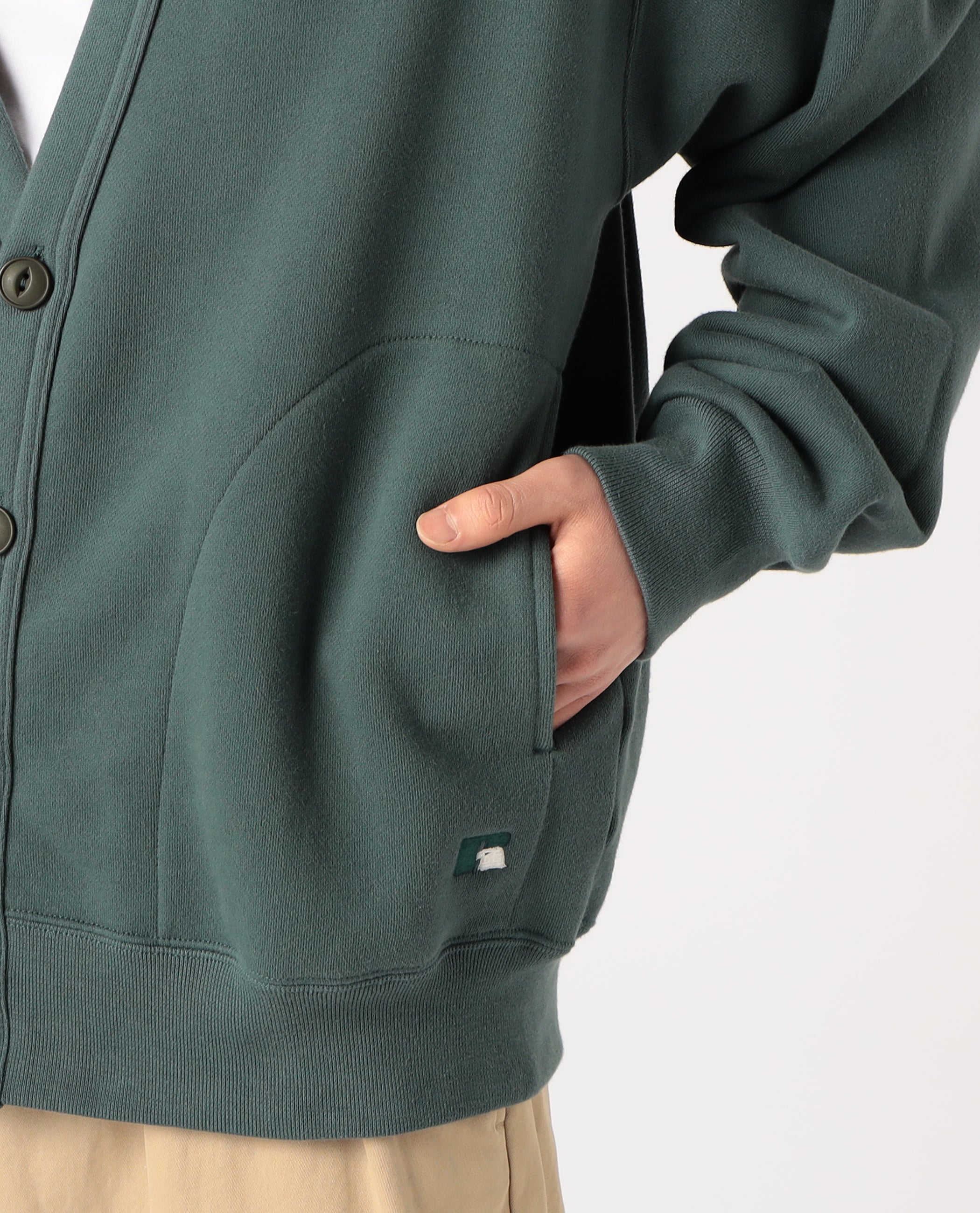 ＜RC-23014＞High Cotton Loop Back Terry Sweat Cardigan
