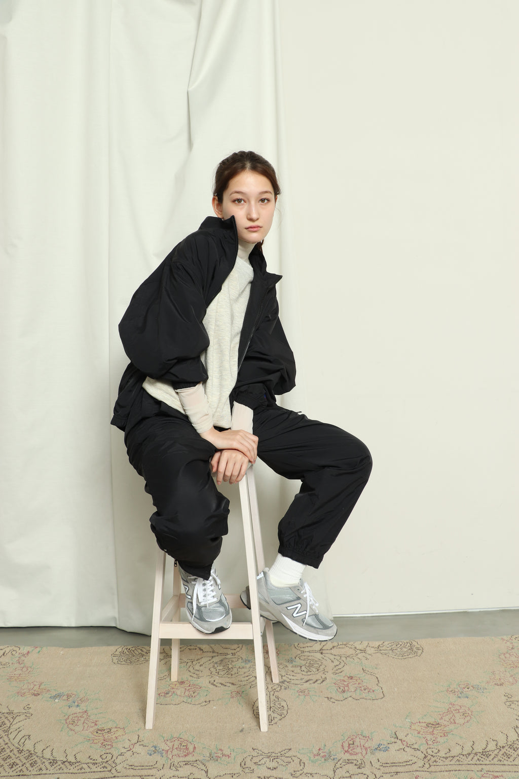 レディースモデル着用：163cm size:M