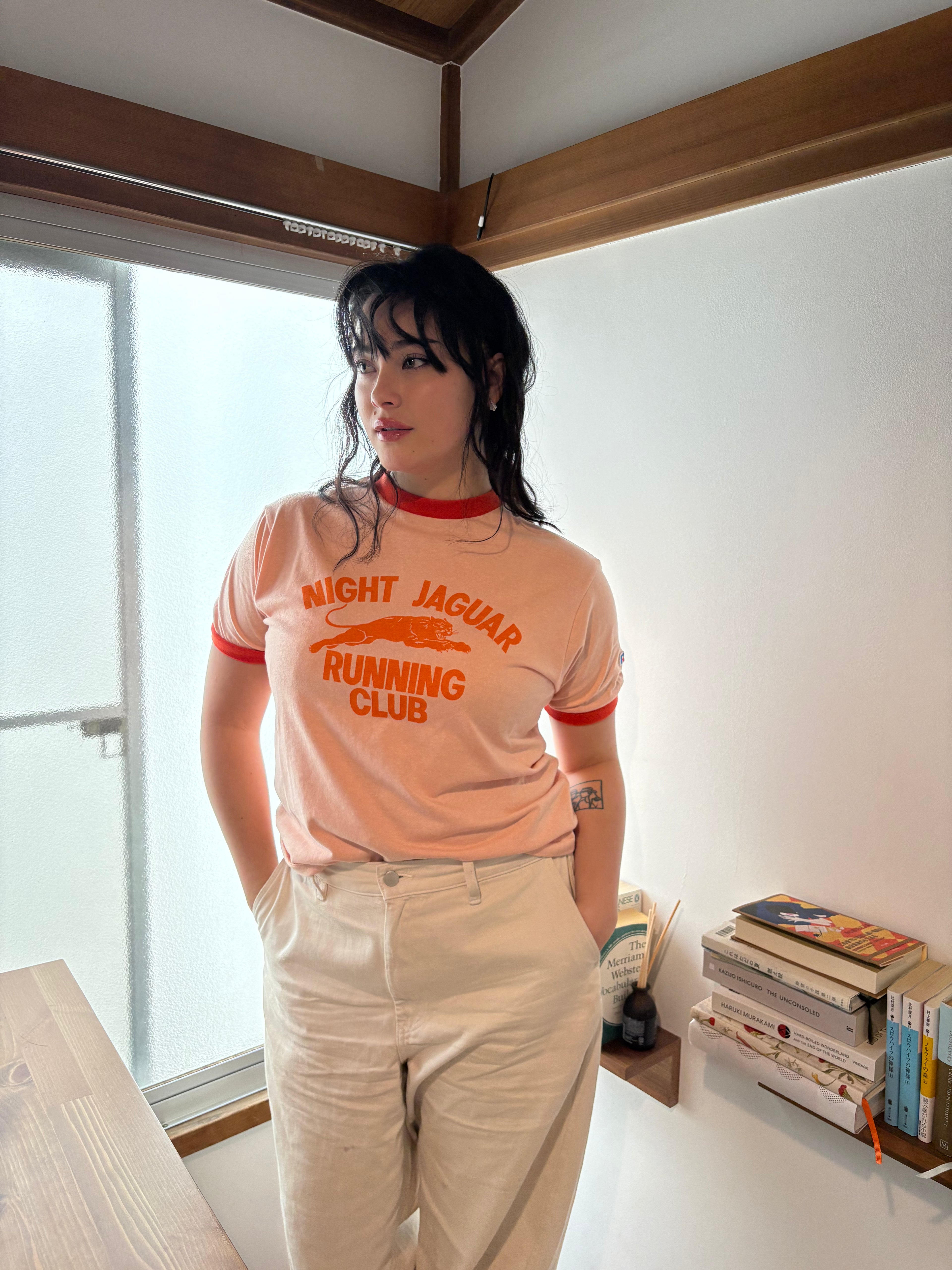 ＜RCK-25065＞【KIDS】Tri-Blend Classic Ringer  TEE