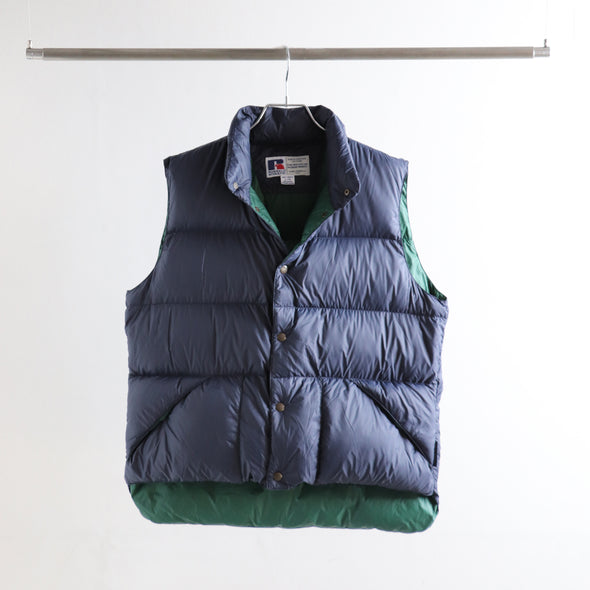 《online Limited》Recycled Down Vest ＜RJ-23727＞RUSSELL ATHLETIC