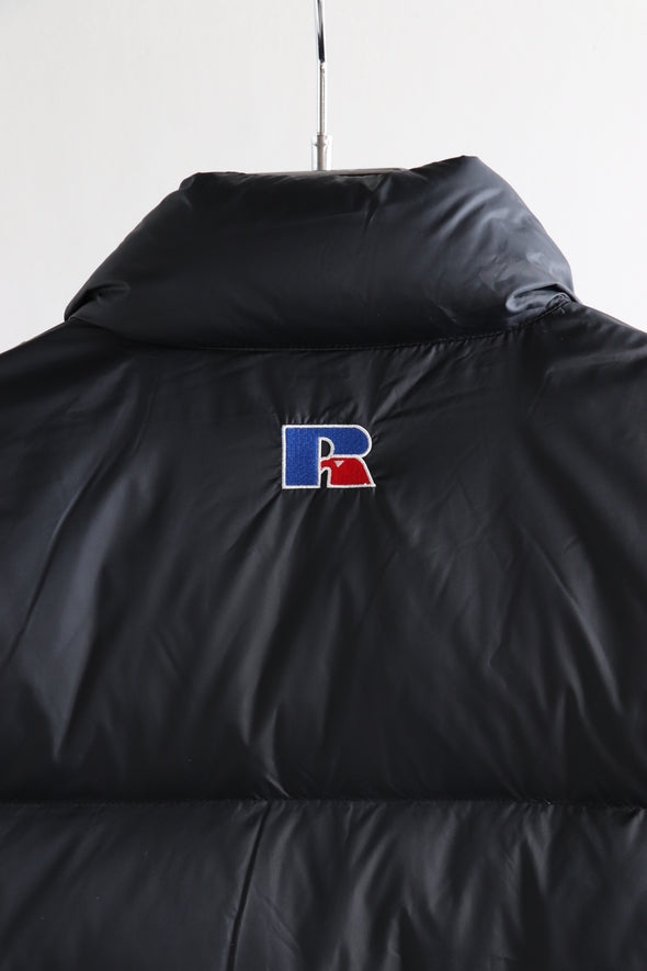 - online Limited - Recycled Down Vest/ BLACK ＜RJ-23727＞RUSSELL ATHLETIC