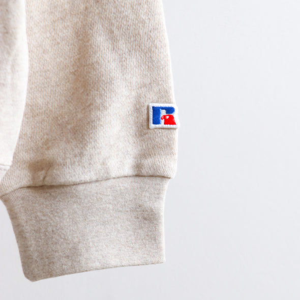 《online Limited》'Thank you' Sweat Crew Neck Shirt＜RC-23752＞RUSSELL ATHLETIC