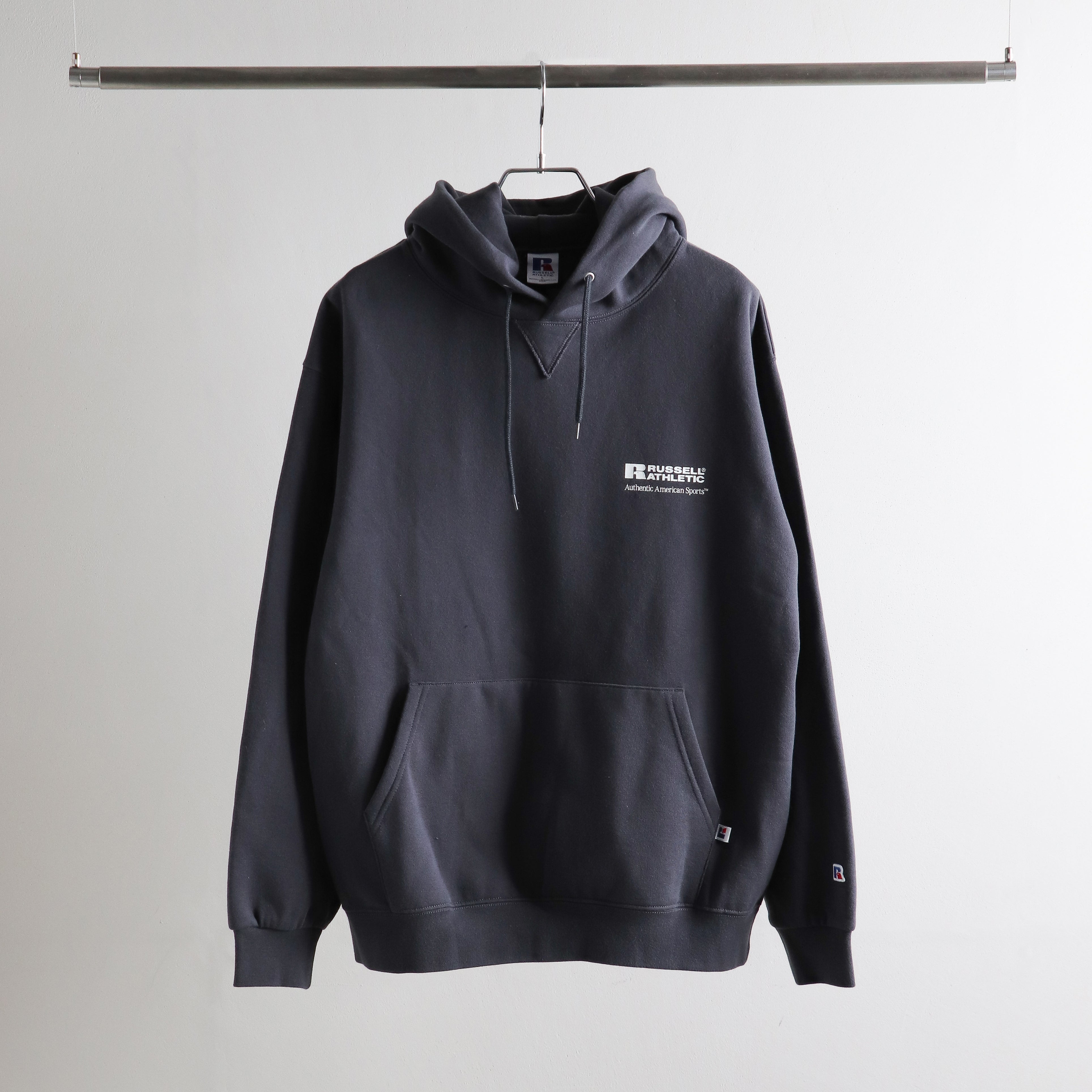 Eco-Blend Fleece Sweat Pullober Hoodie〈RJ-23713〉RUSSELL ATHLETIC