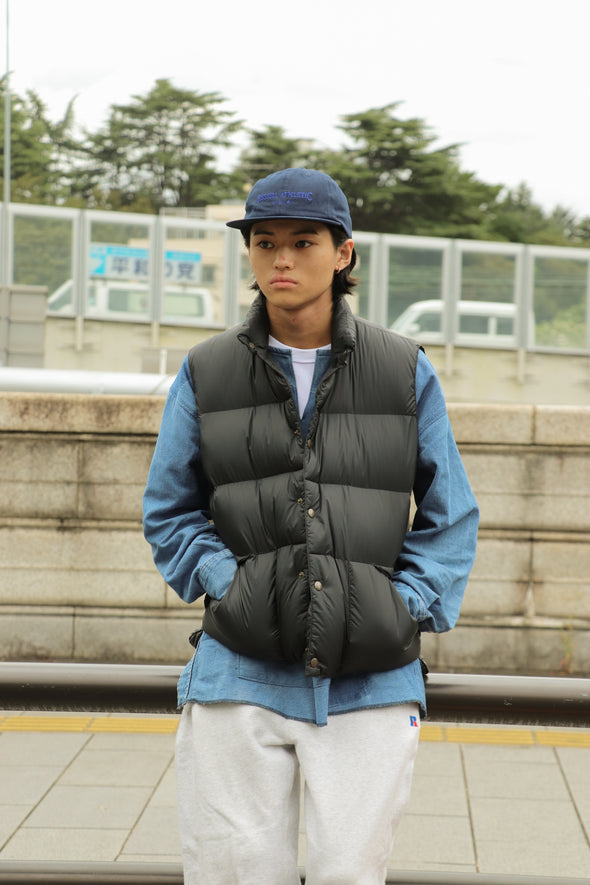 《online Limited》Recycled Down Vest ＜RJ-23727＞RUSSELL ATHLETIC