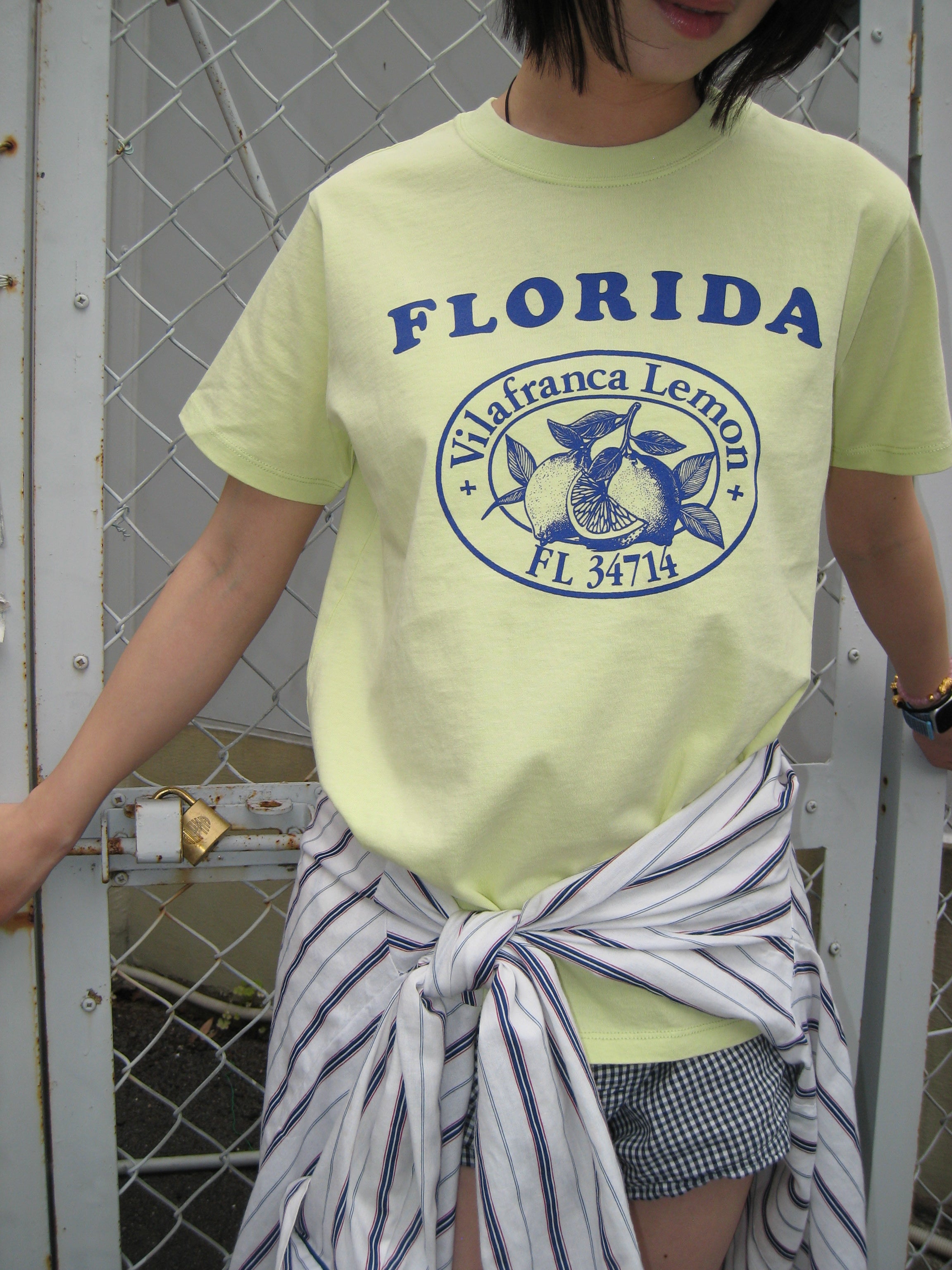 ＜RCW-25511＞Wmns BOOKSTORE JERSEY S/S Local fruits Souvenir T