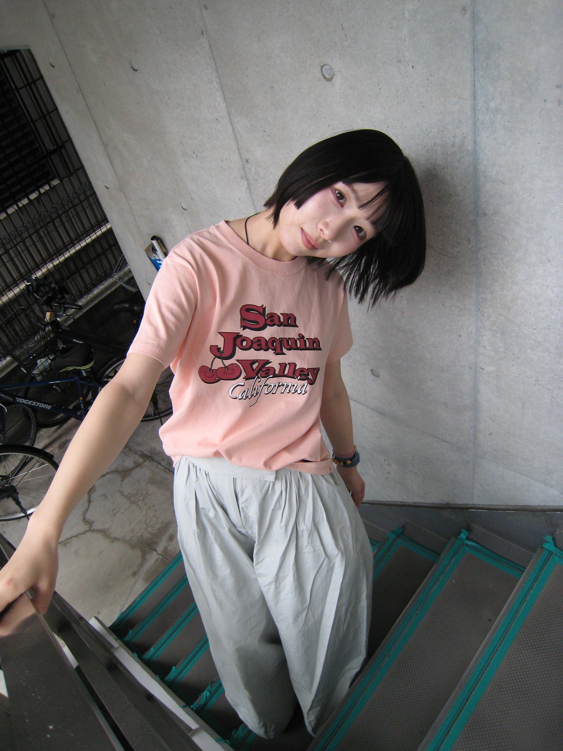 ＜RCW-25511＞Wmns BOOKSTORE JERSEY S/S Local fruits Souvenir T