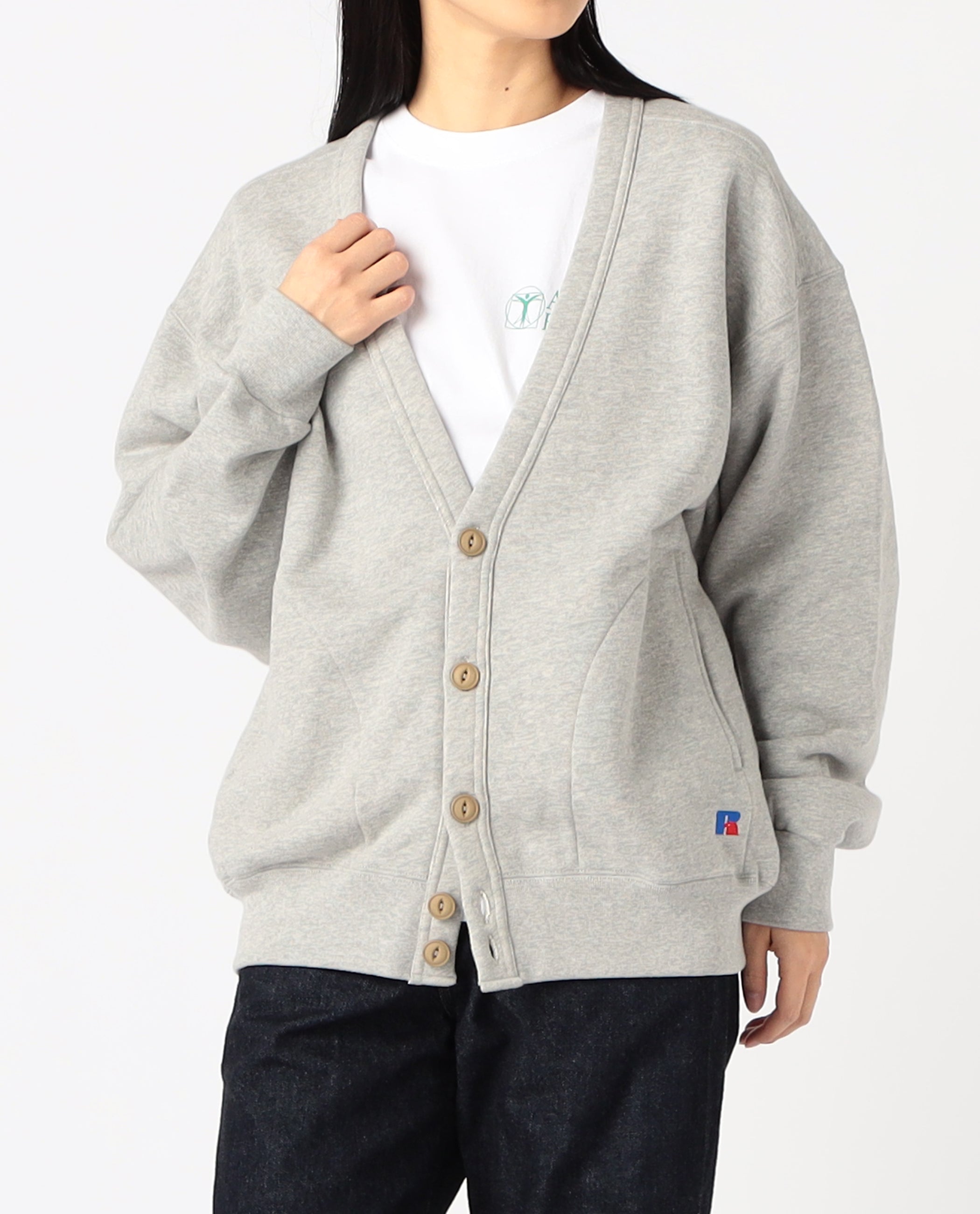 ＜RC-23014＞High Cotton Loop Back Terry Sweat Cardigan